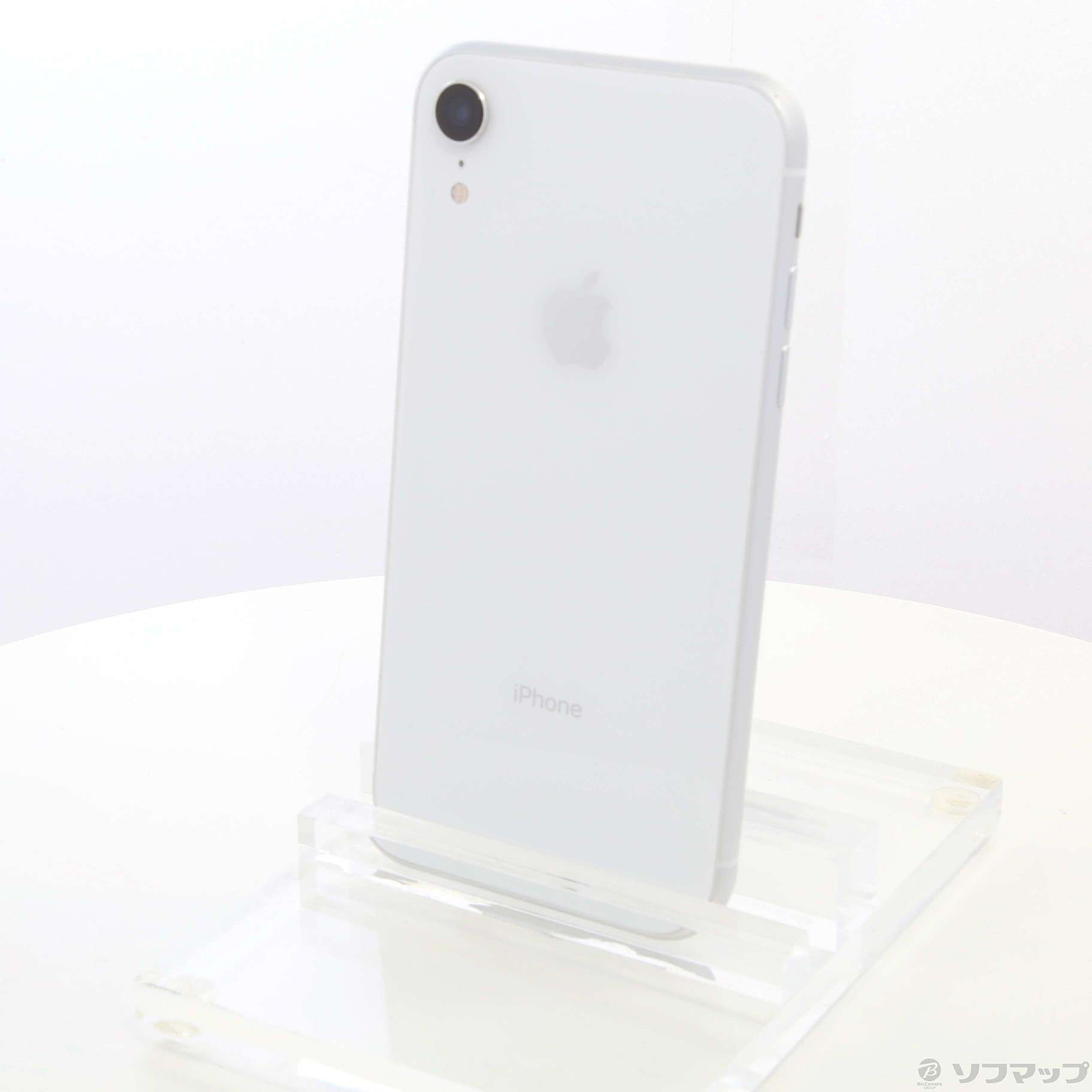 中古】iPhoneXR 256GB ホワイト MT0W2J／A SIMフリー ◇03/21(月