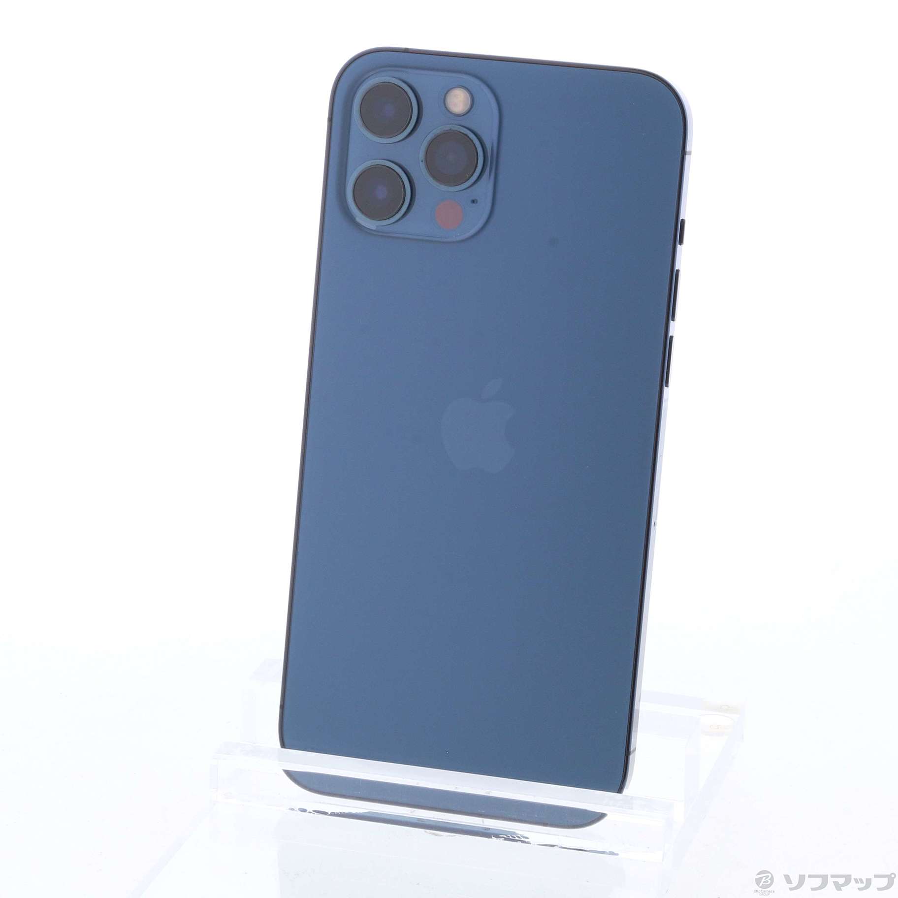 中古】iPhone12 Pro Max 128GB パシフィックブルー MGCX3J／A SIM