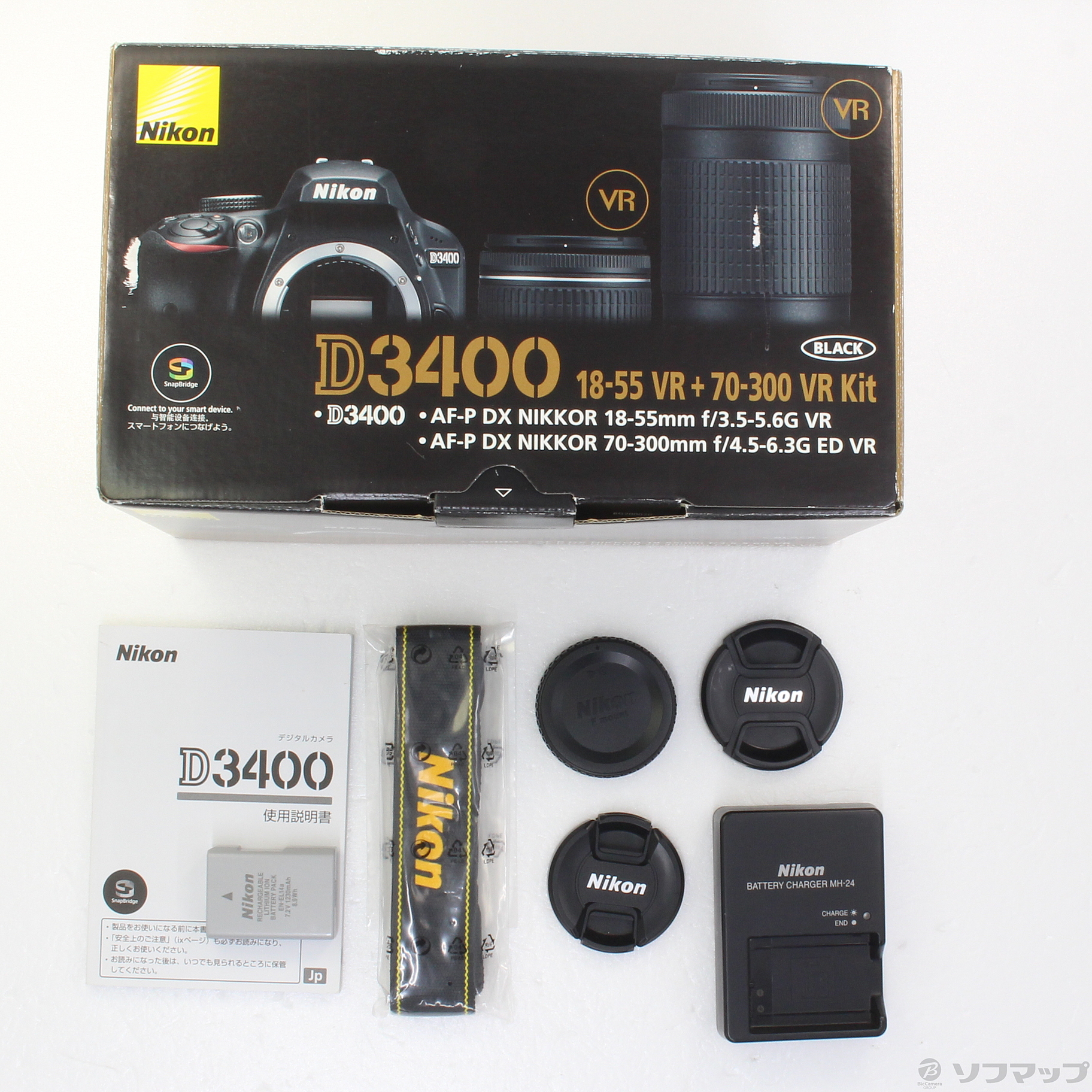 日本オンラインショップ ニコン D3400ダブルズームキット - カメラ