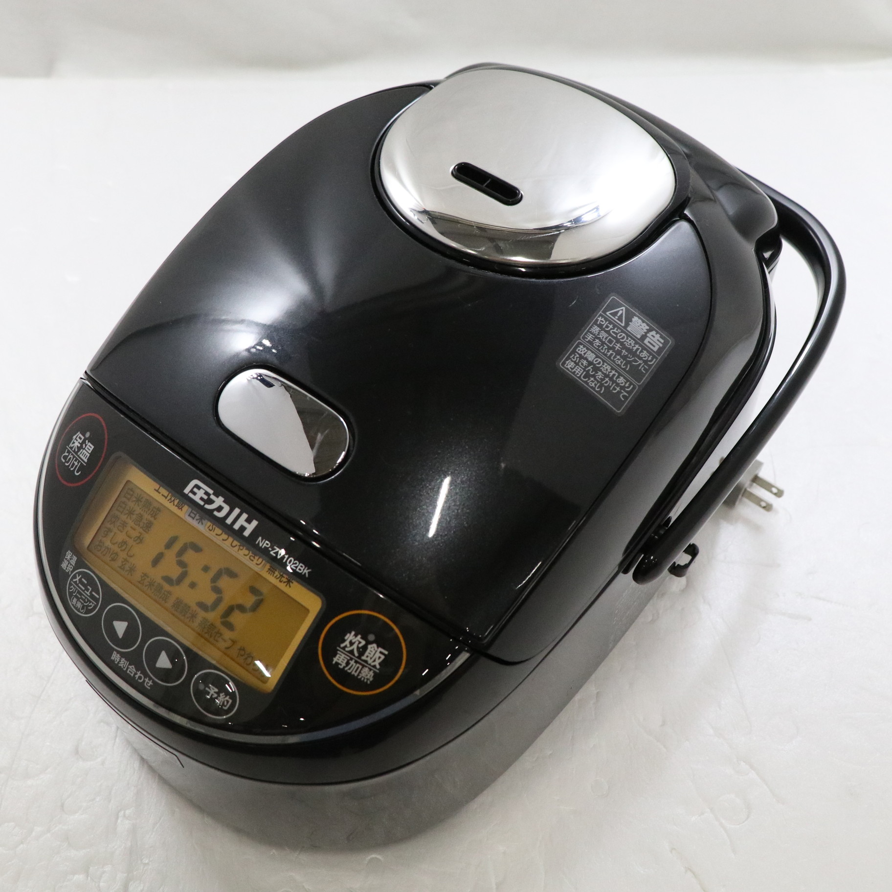 中古】〔展示品〕 炊飯器 極め炊き ブラック NP-ZV102BK-BA ［5.5合