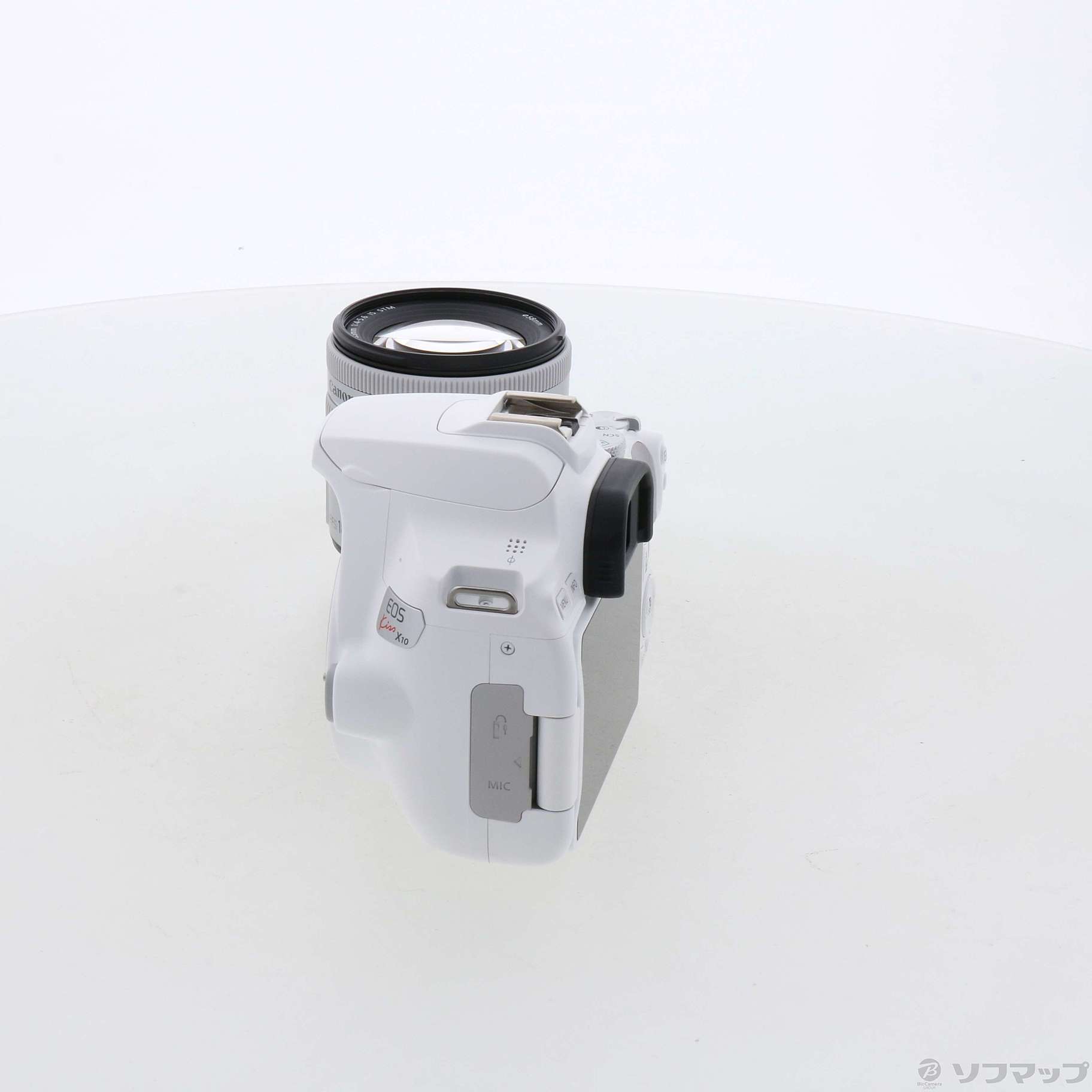 中古】EOS Kiss X10 ホワイト EF-S18-55 IS STM レンズキット
