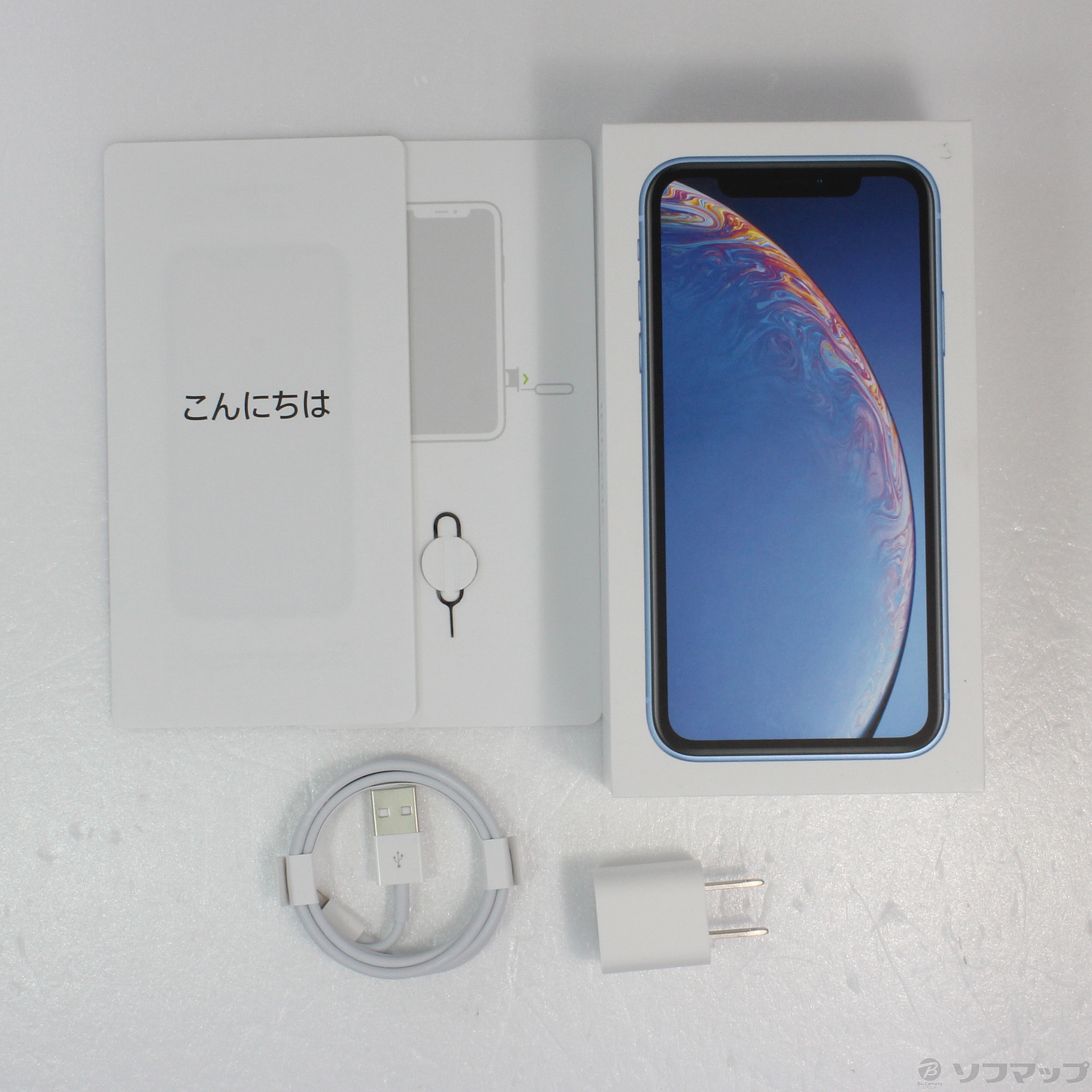 中古】セール対象品 iPhoneXR 128GB ブルー MT0U2J／A SIMフリー