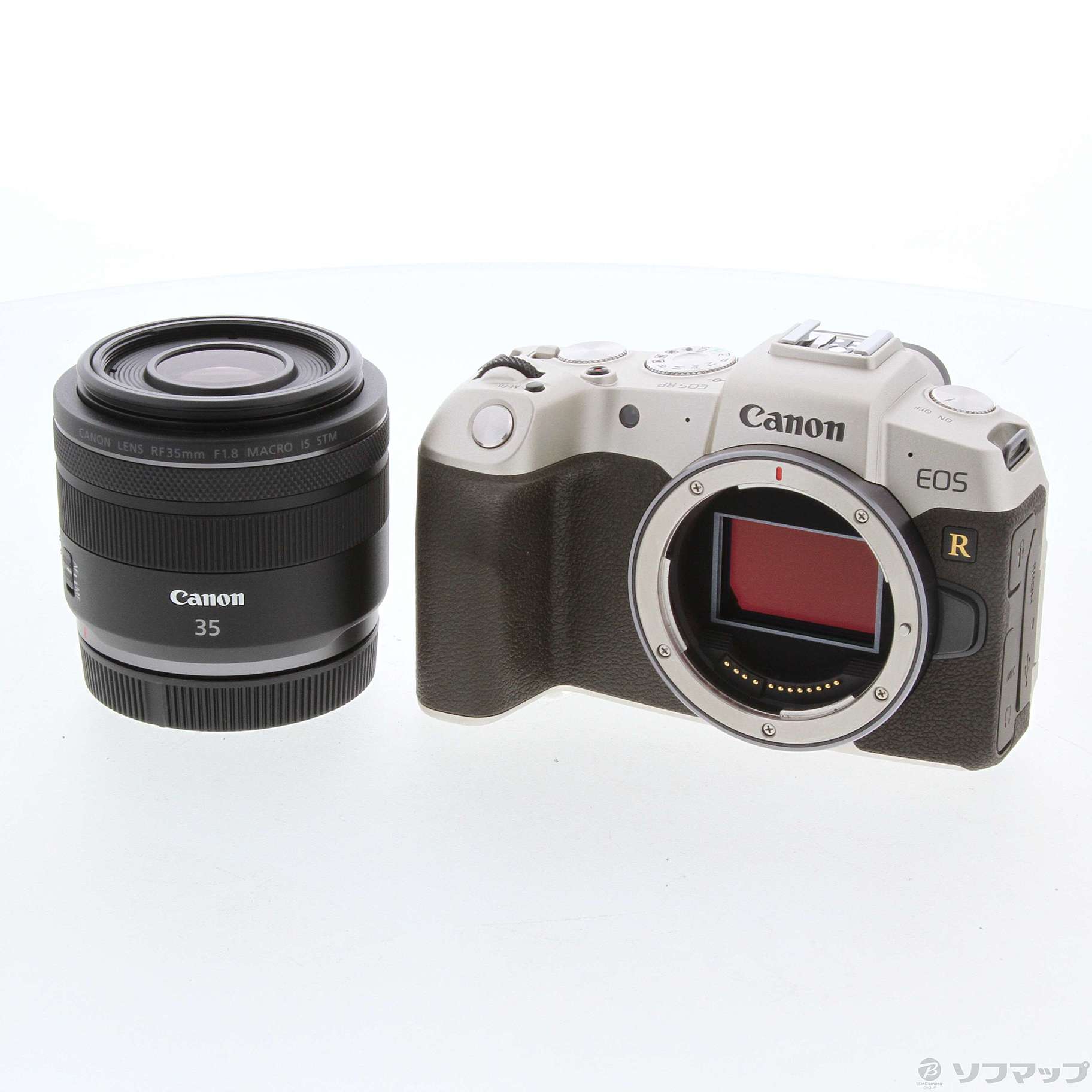 中古】EOS RP (ゴールド) RF35 MACRO IS STM マウントアダプターSP