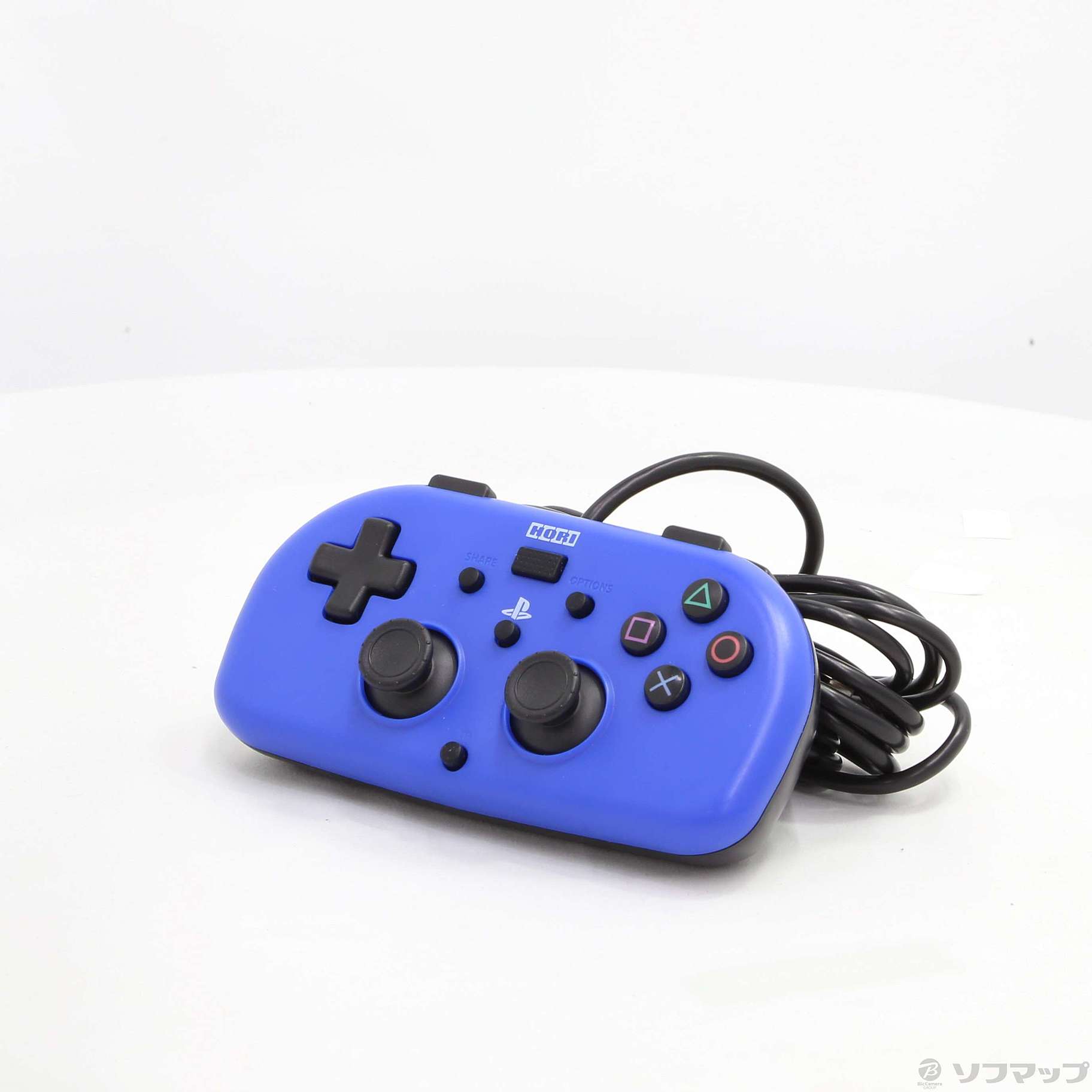 ワイヤードコントローラーライト for PlayStation 4 PS4-100 ブルー 【PS4】