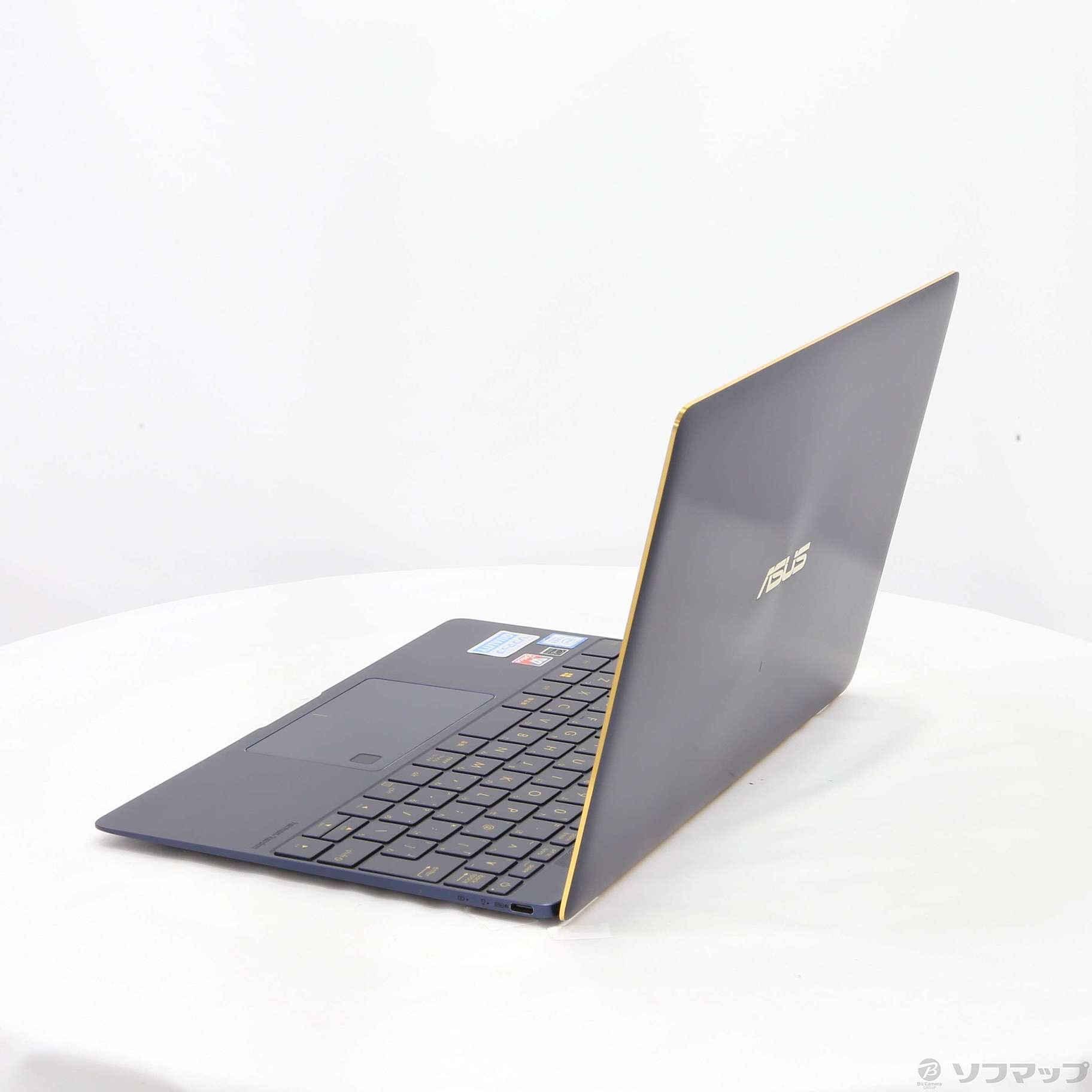 中古】ZENBOOK 3 UX390UA-256G ロイヤルブルー 〔Windows 10