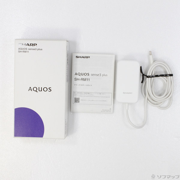 中古】AQUOS sense3 plus 64GB ブラック SH-RM11 SIMフリー ...