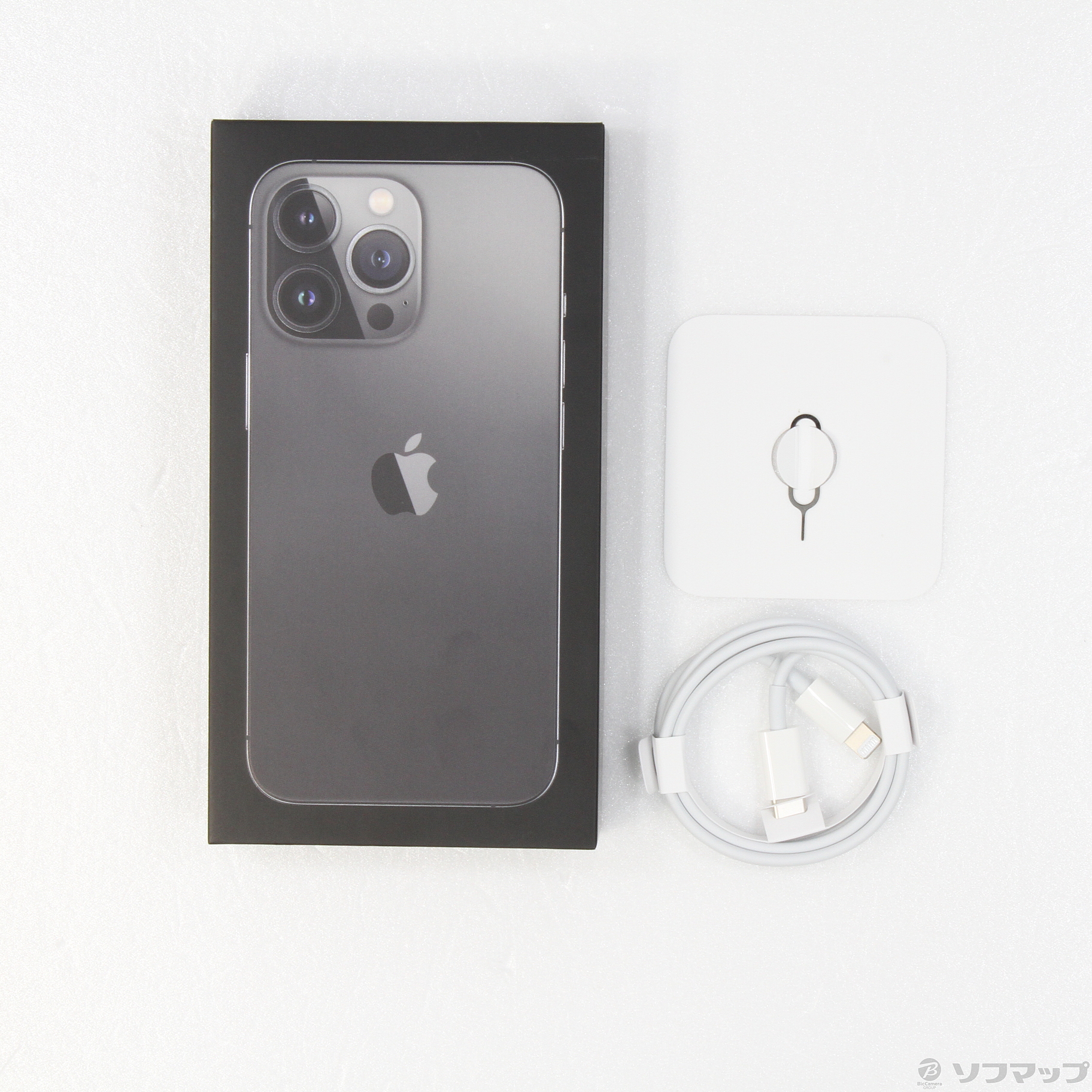 中古】iPhone13 Pro 256GB グラファイト MLUN3J／A SIMフリー