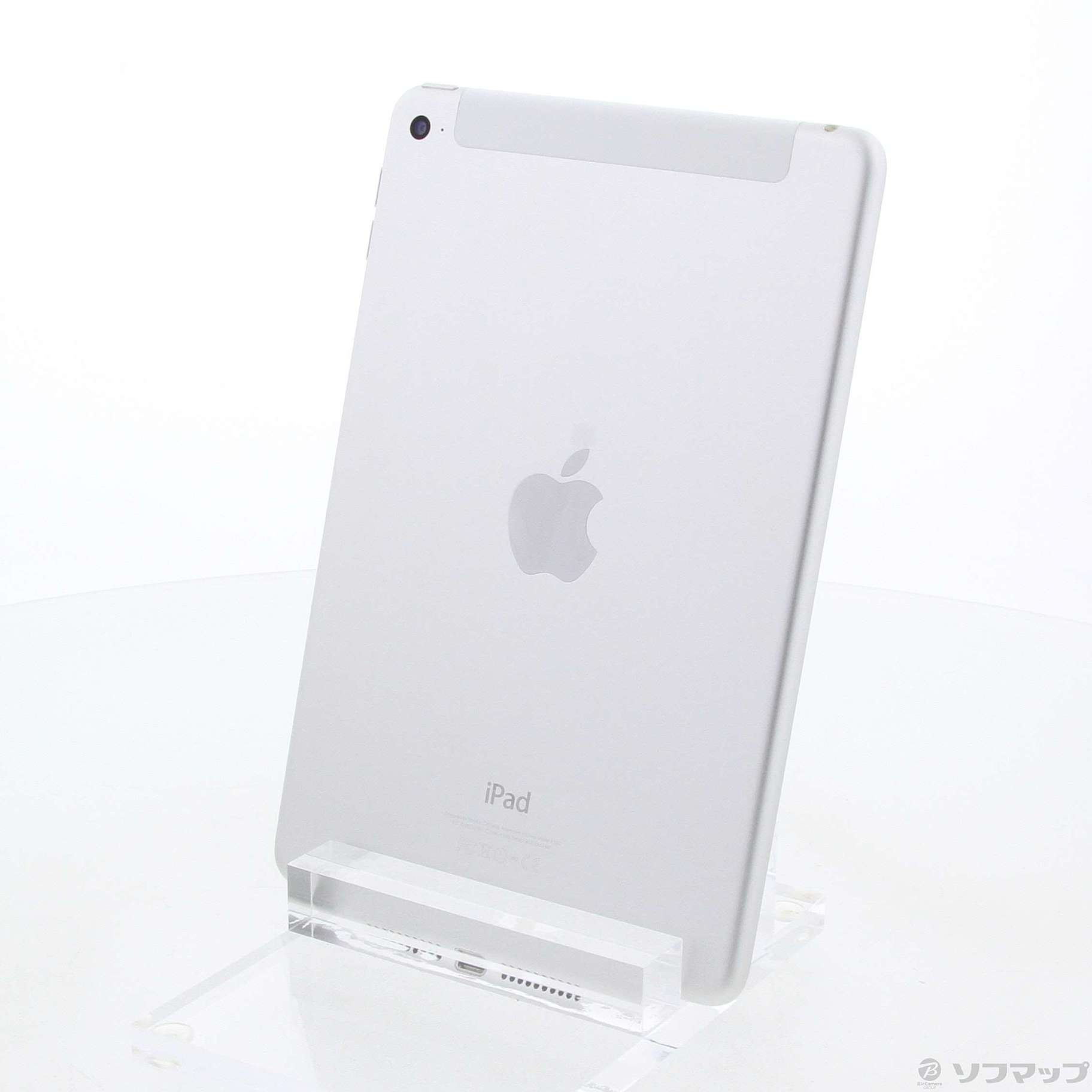 中古】セール対象品 iPad mini 4 128GB シルバー MK772J／A auロック