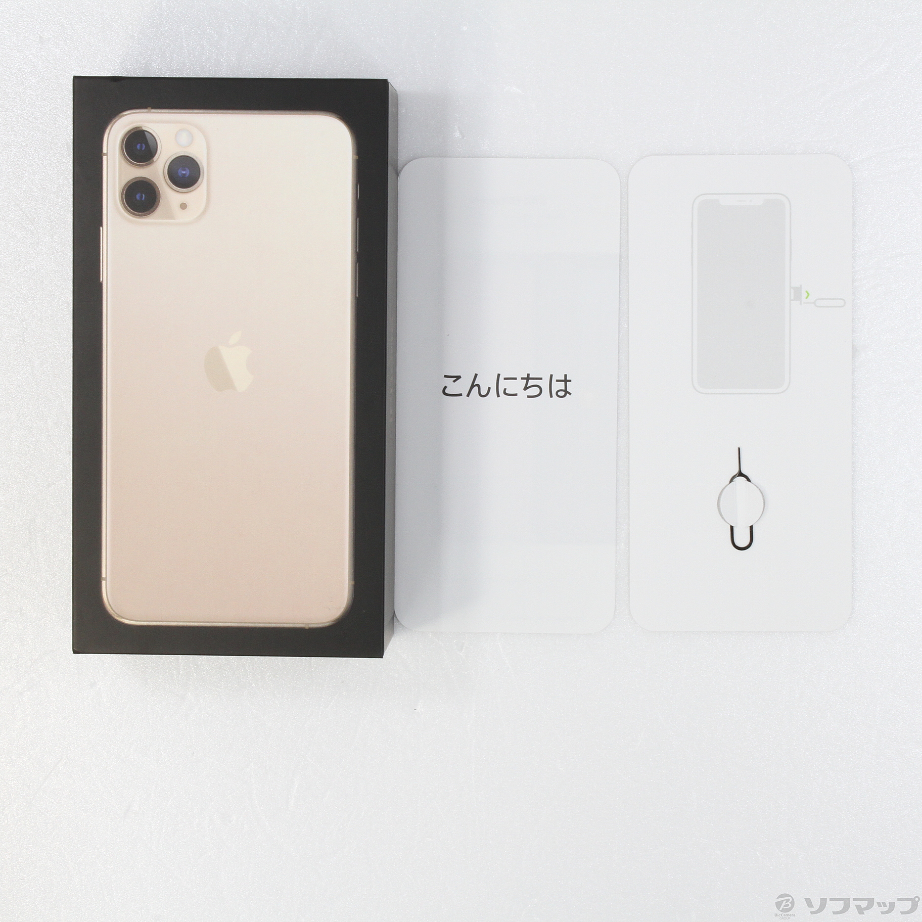 中古】iPhone11 Pro Max 64GB ゴールド MWHG2J／A SIMフリー ◇07/27