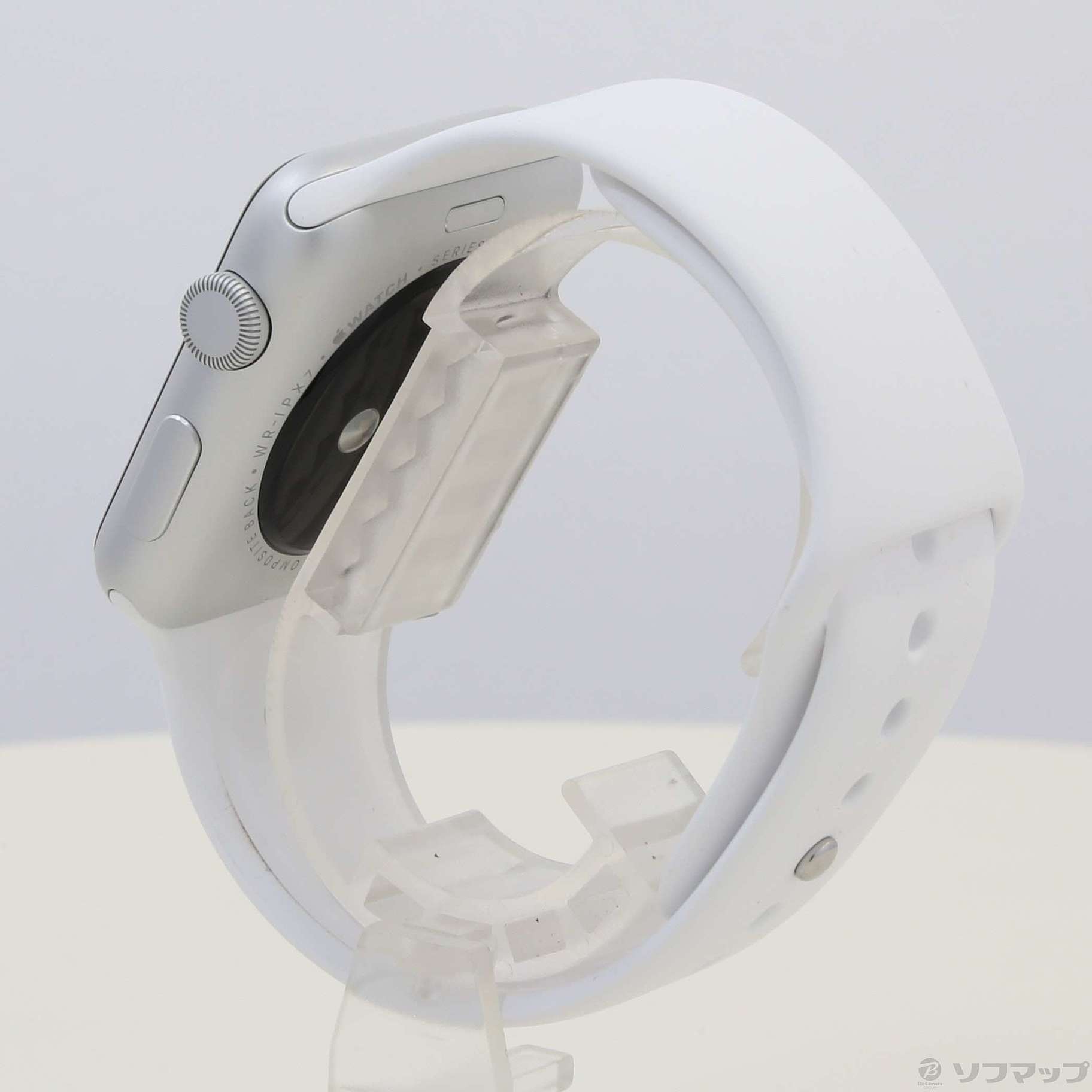 【中古】Apple Watch Series 1 42mm シルバーアルミニウムケース ホワイトスポーツバンド [2133035695908