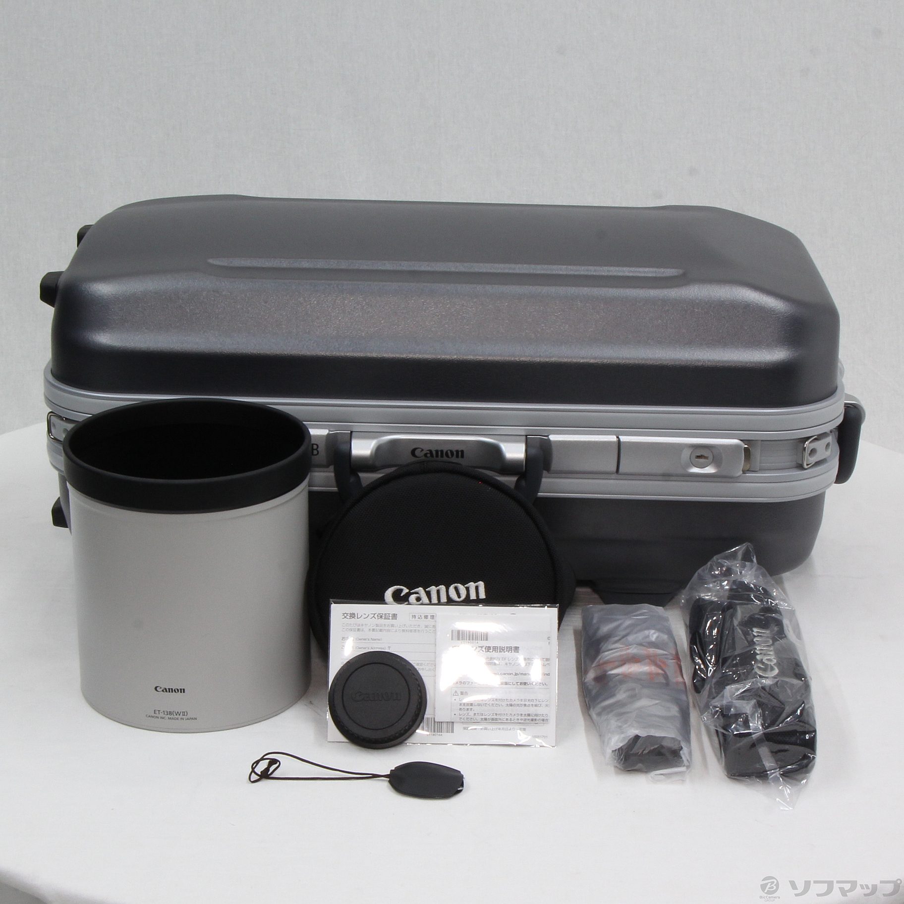 【美品】廃盤　Canon レンズケース500B グレー　EF500mm用 Canon レンズケース 500B 美品廃盤 Canon レンズケース500B グレー