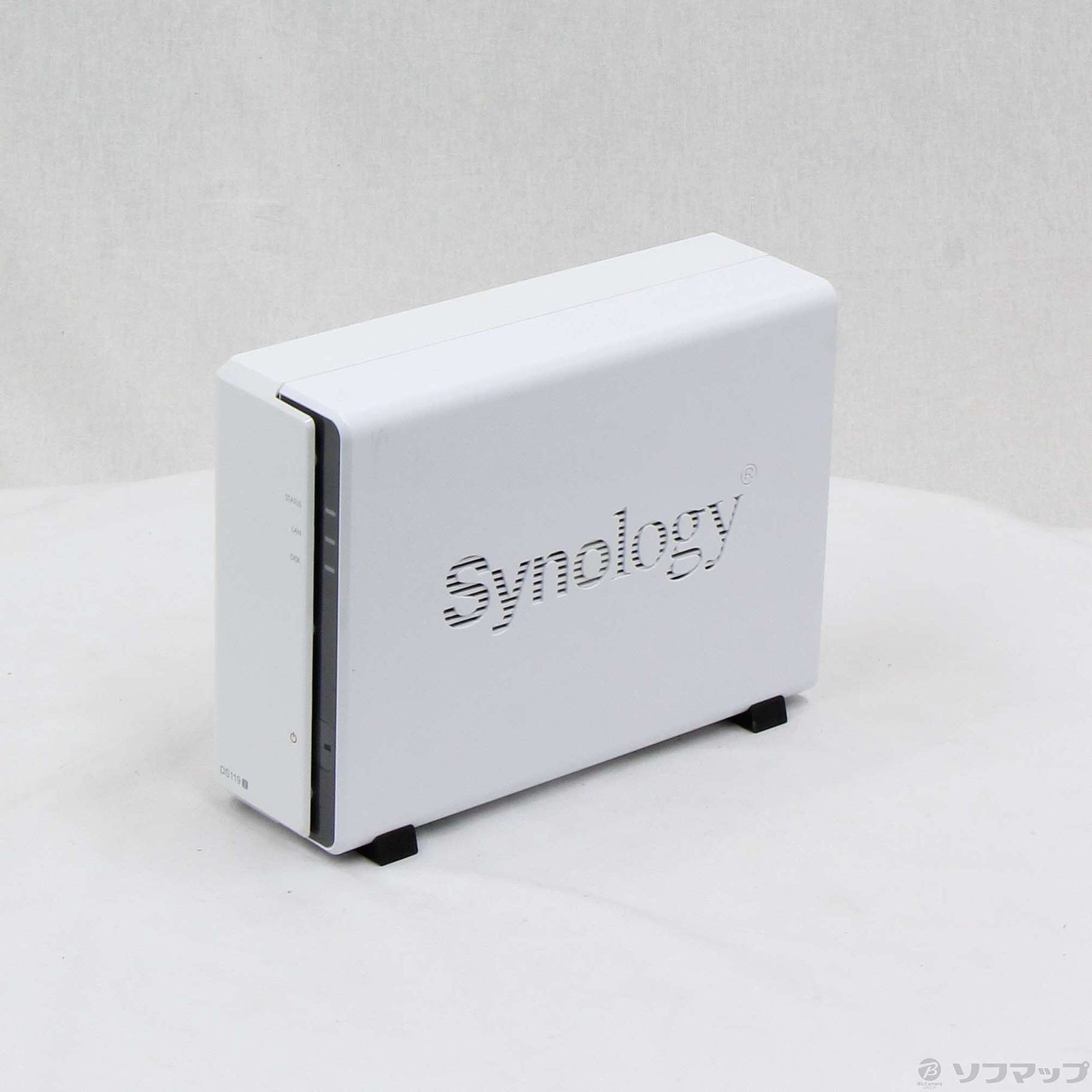 外付けハードディスク・ドライブ DS119J 4TB Synology DS119J nas WHITE HDD 4TB付 外付けハードディスク・ドライブ