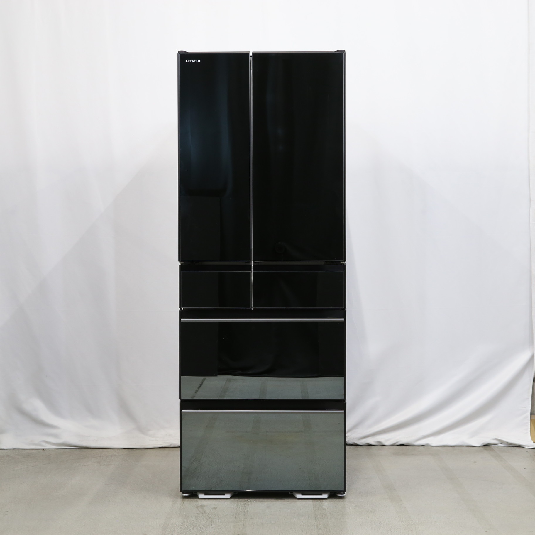 HITACHI R-KX57n クリスタルミラー 冷蔵庫 冷凍庫
