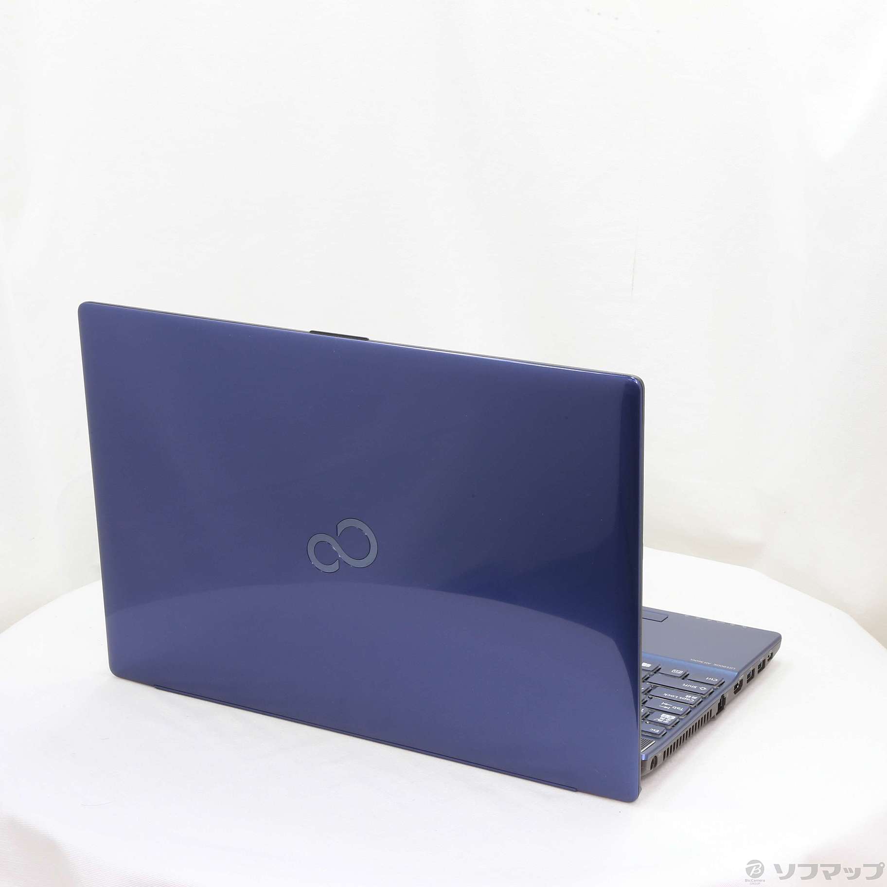 中古】LIFEBOOK AH58／E3 FMVA58E3LN メタリックブルー 〔Windows 10 ...