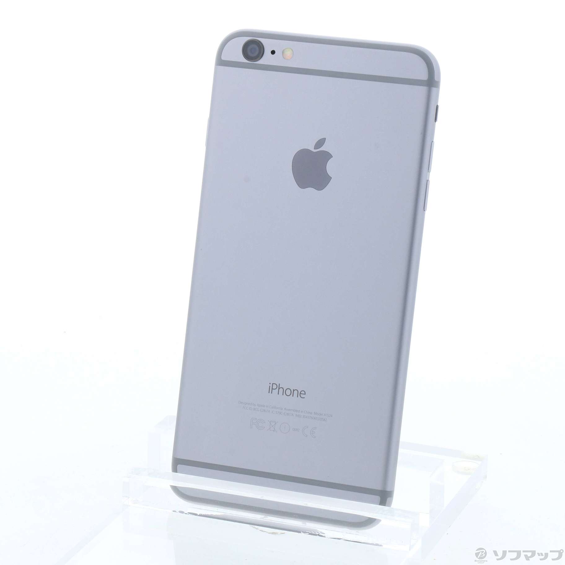 中古】iPhone6 Plus 16GB スペースグレイ MGA82J／A SIMフリー ...