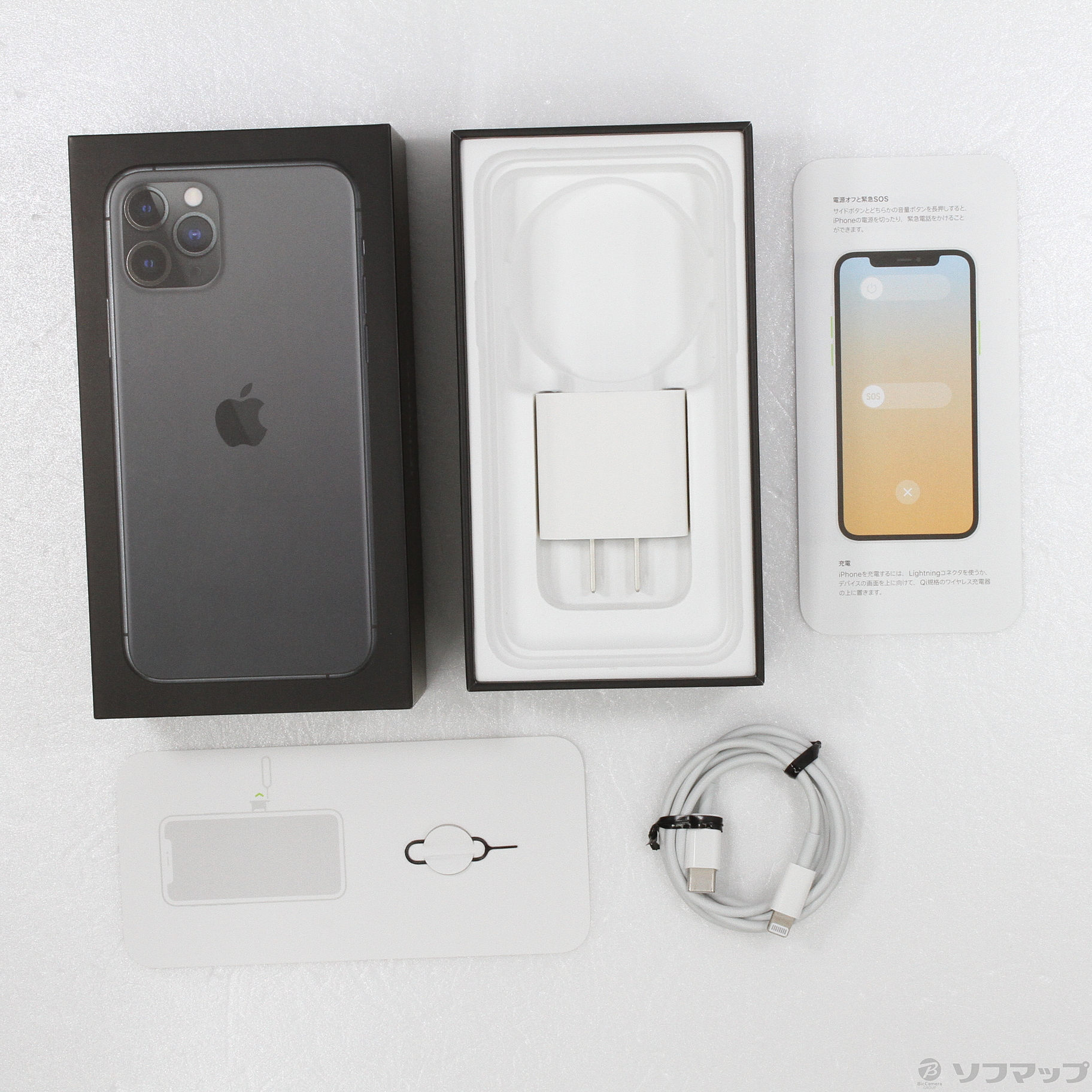 中古】セール対象品 iPhone11 Pro 256GB スペースグレイ MWC72J／A SIM