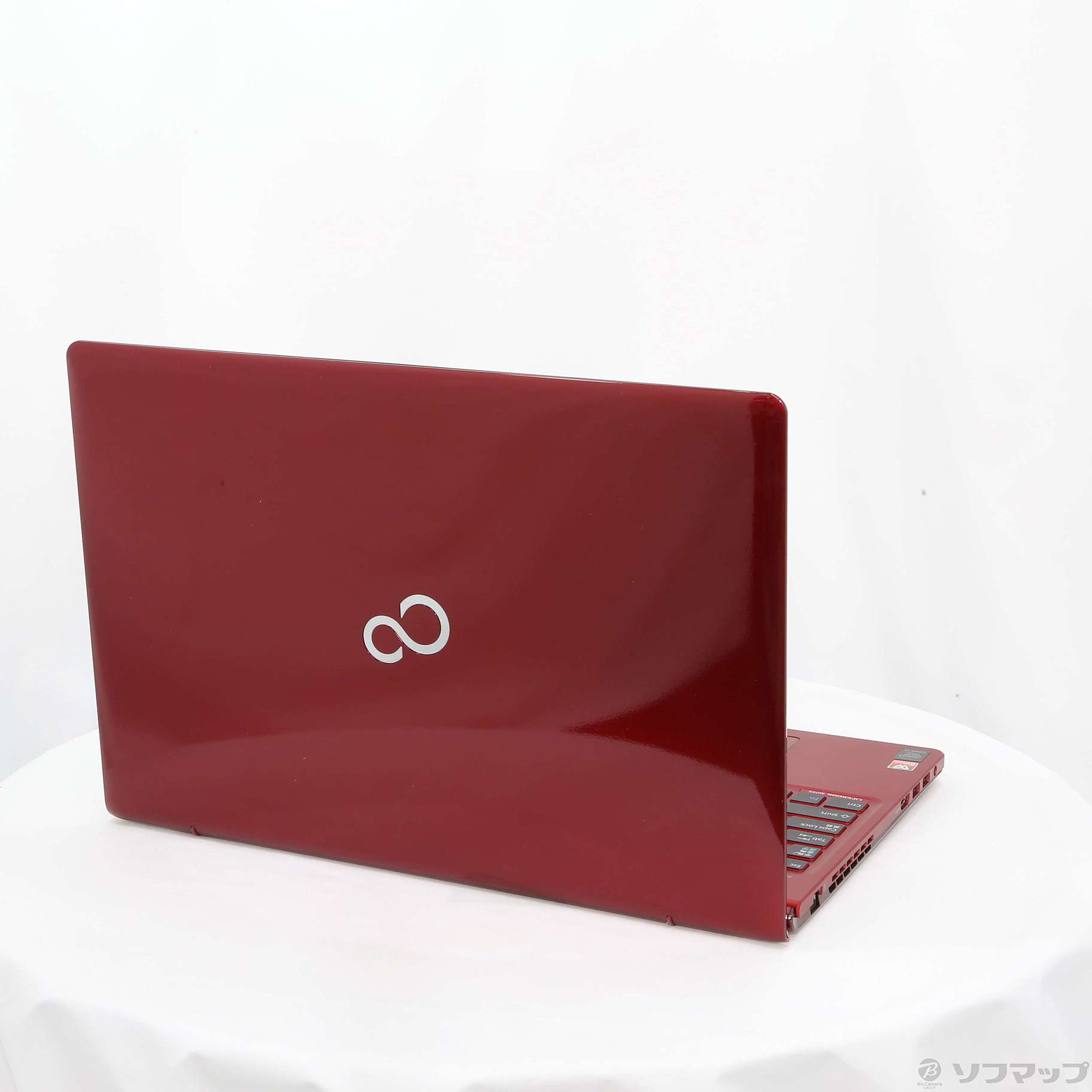 中古】LIFEBOOK AH77／S FMVA77SRZ ガーネットレッド 〔Windows 10
