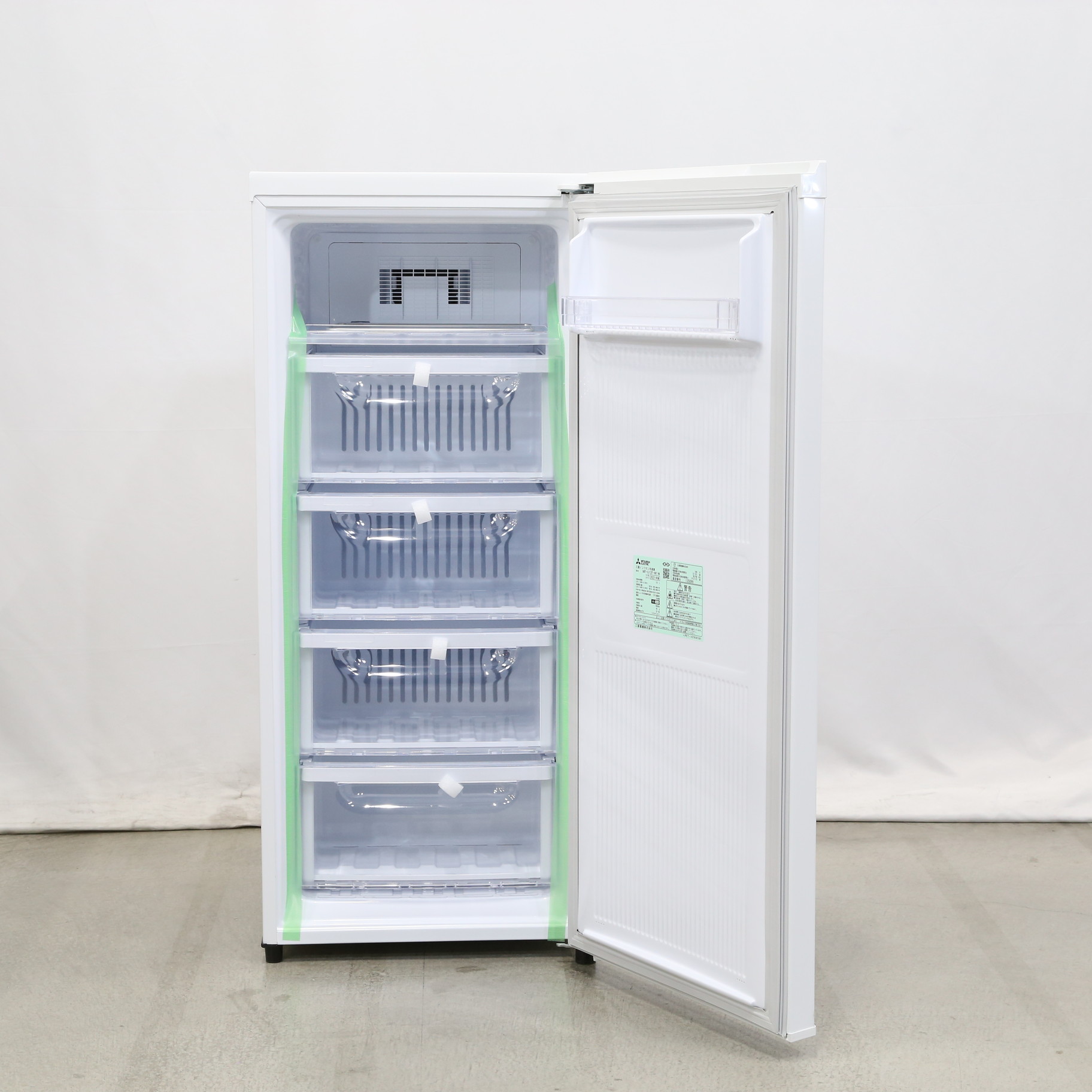 中古】〔展示品〕 冷凍庫 Uシリーズ ホワイト MF-U12F-W ［1ドア ／右 