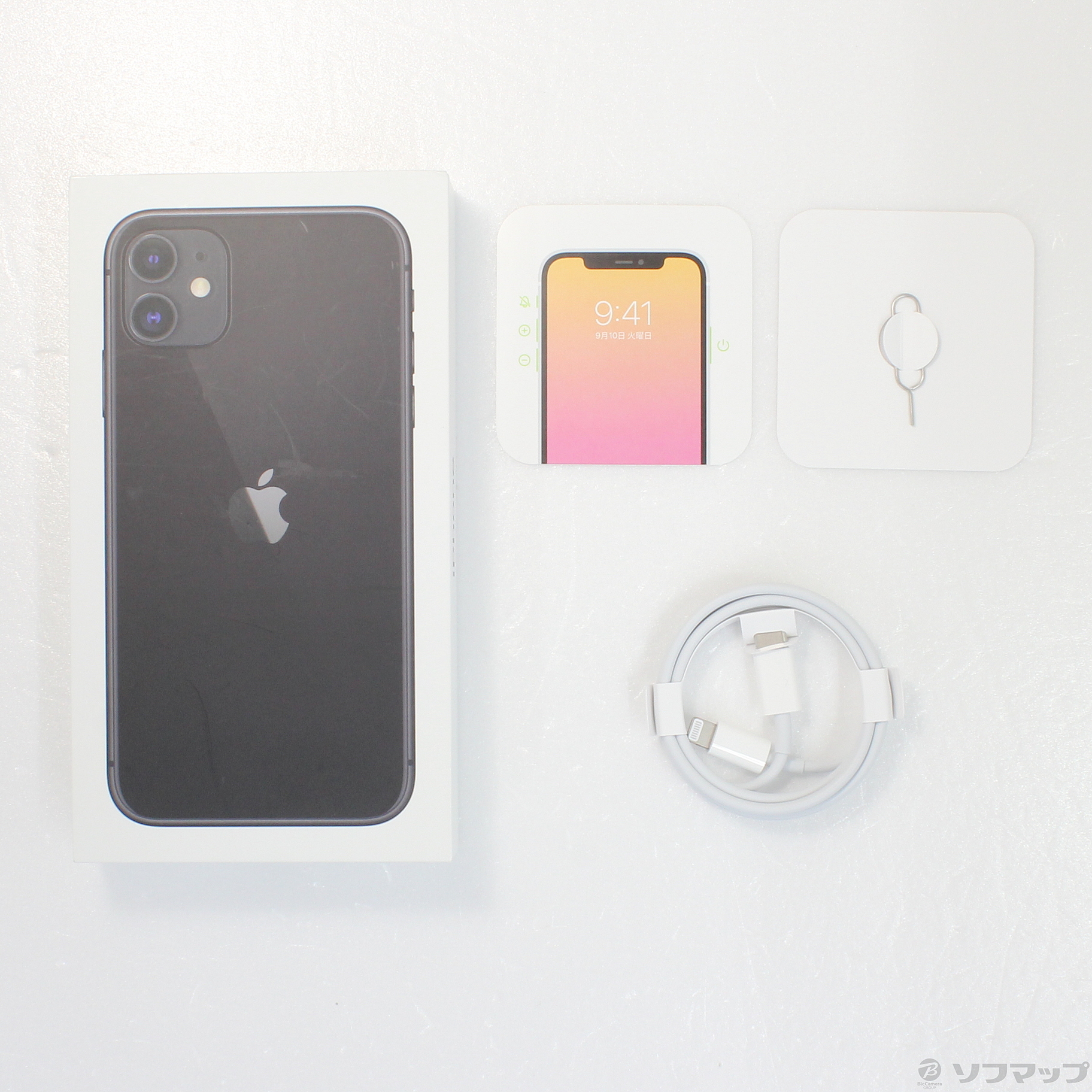 中古】iPhone11 64GB ブラック MHDA3J／A SIMフリー 〔ネットワーク