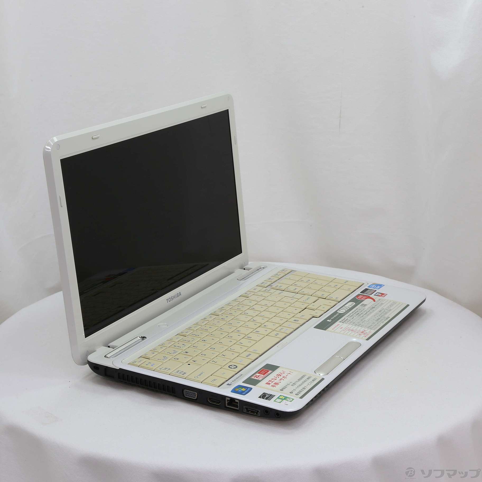 中古】格安安心パソコン dynabook T350／36AW PT35036ASFW リュクス 