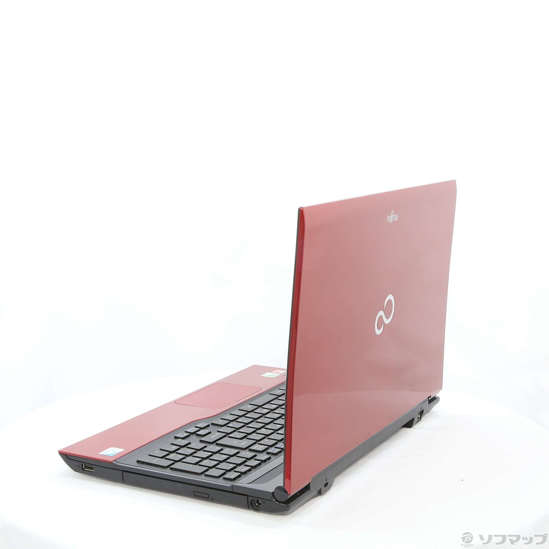 中古】格安安心パソコン LIFEBOOK AH42／J FMVA42JR ルビーレッド