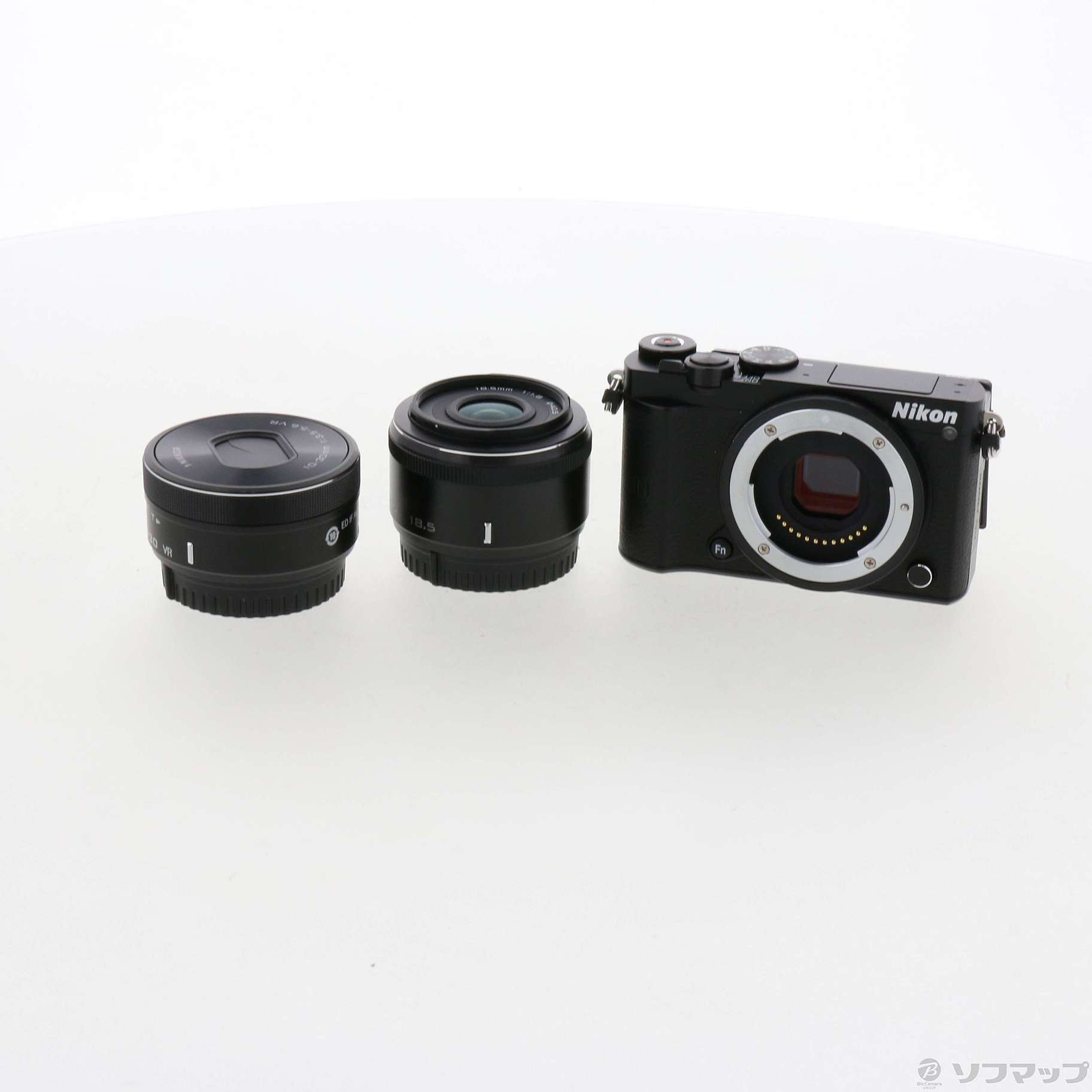 中古】Nikon 1 J5 ダブルレンズキット ブラック [2133035958300