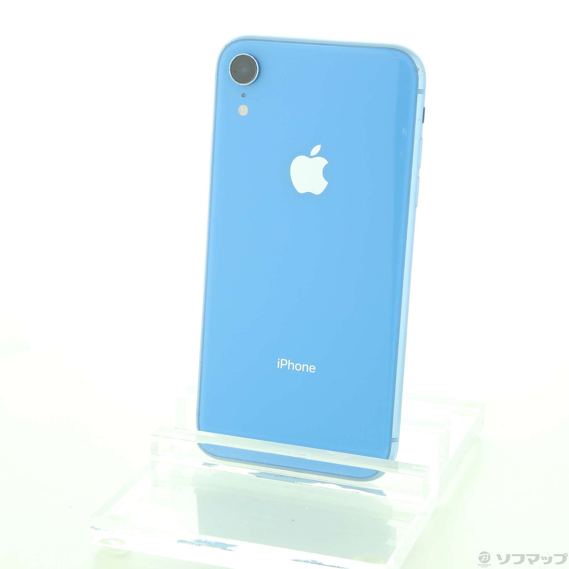 中古】iPhoneXR 128GB ブルー MT0U2J／A SIMフリー 〔ネットワーク利用