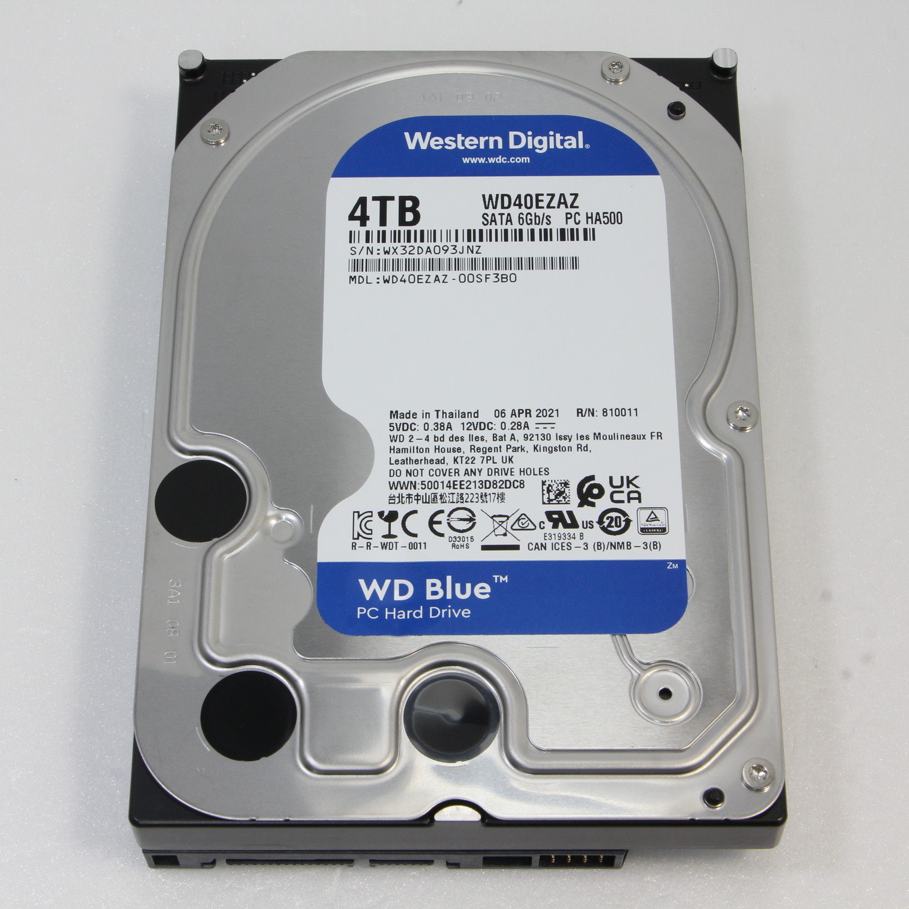 Western Digital WD Blue 3.5 4TB 5400rpm 256MB SATA3 ...