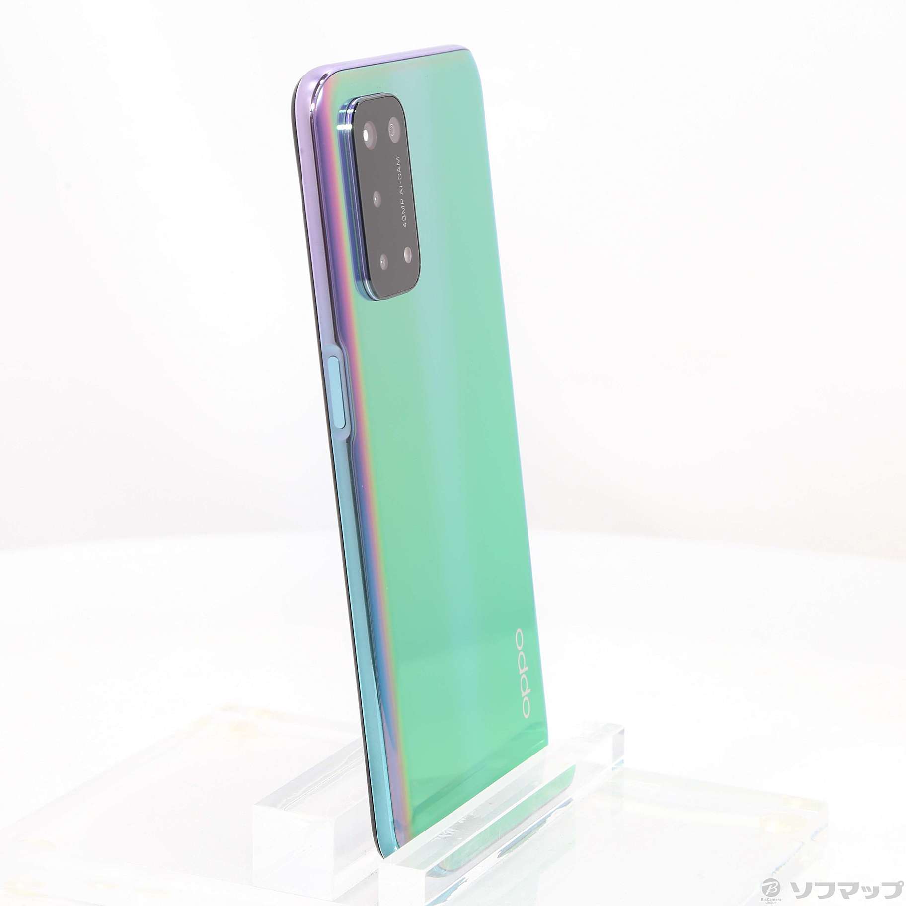 中古】OPPO A54 5G 64GB ファンタスティックパープル OPG02 UQ mobile
