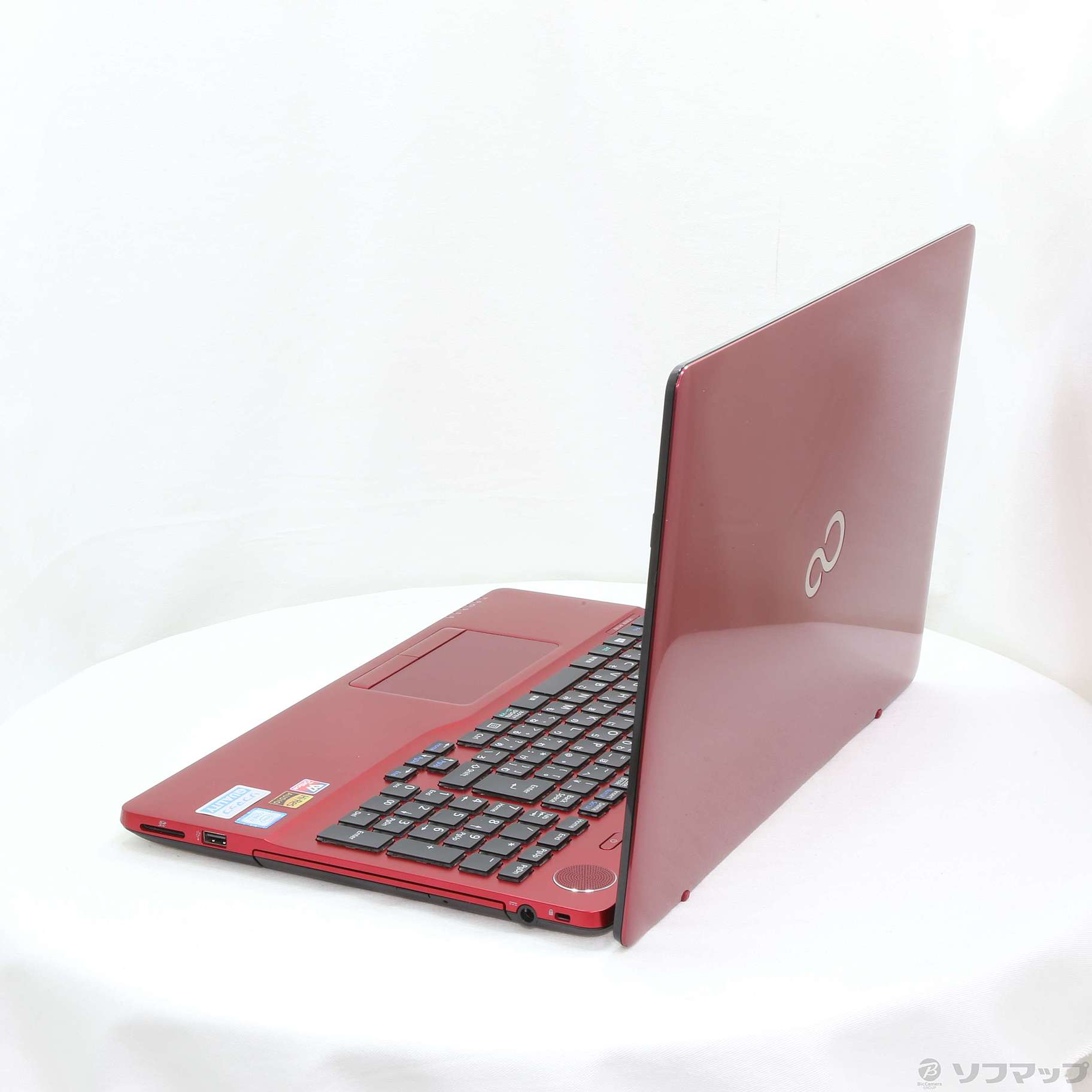 中古】LIFEBOOK AH53／B2 FMVA53B2R ルビーレッド 〔Windows 10〕 ◇11