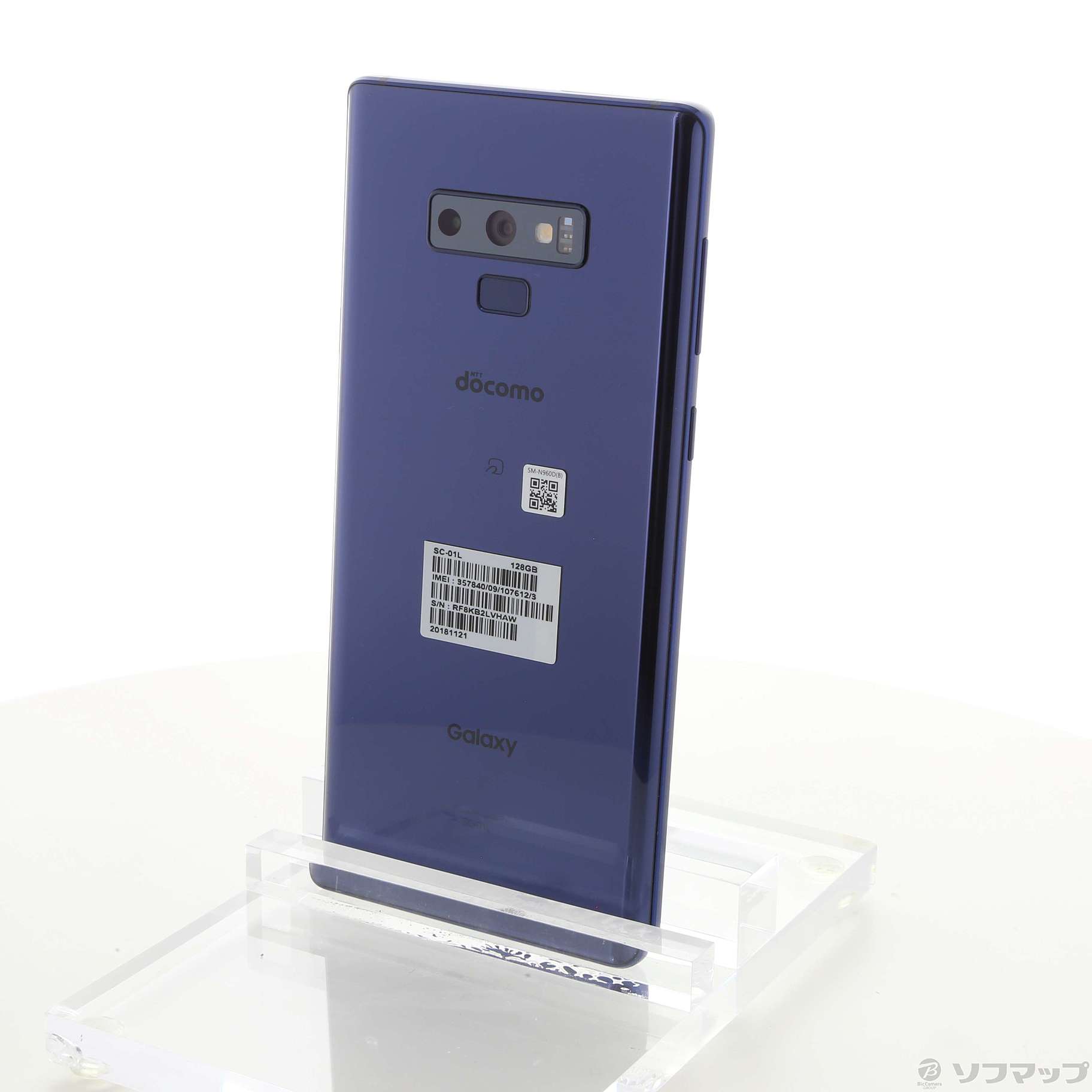 中古】GALAXY Note9 128GB オーシャンブルー SC-01L docomoロック解除