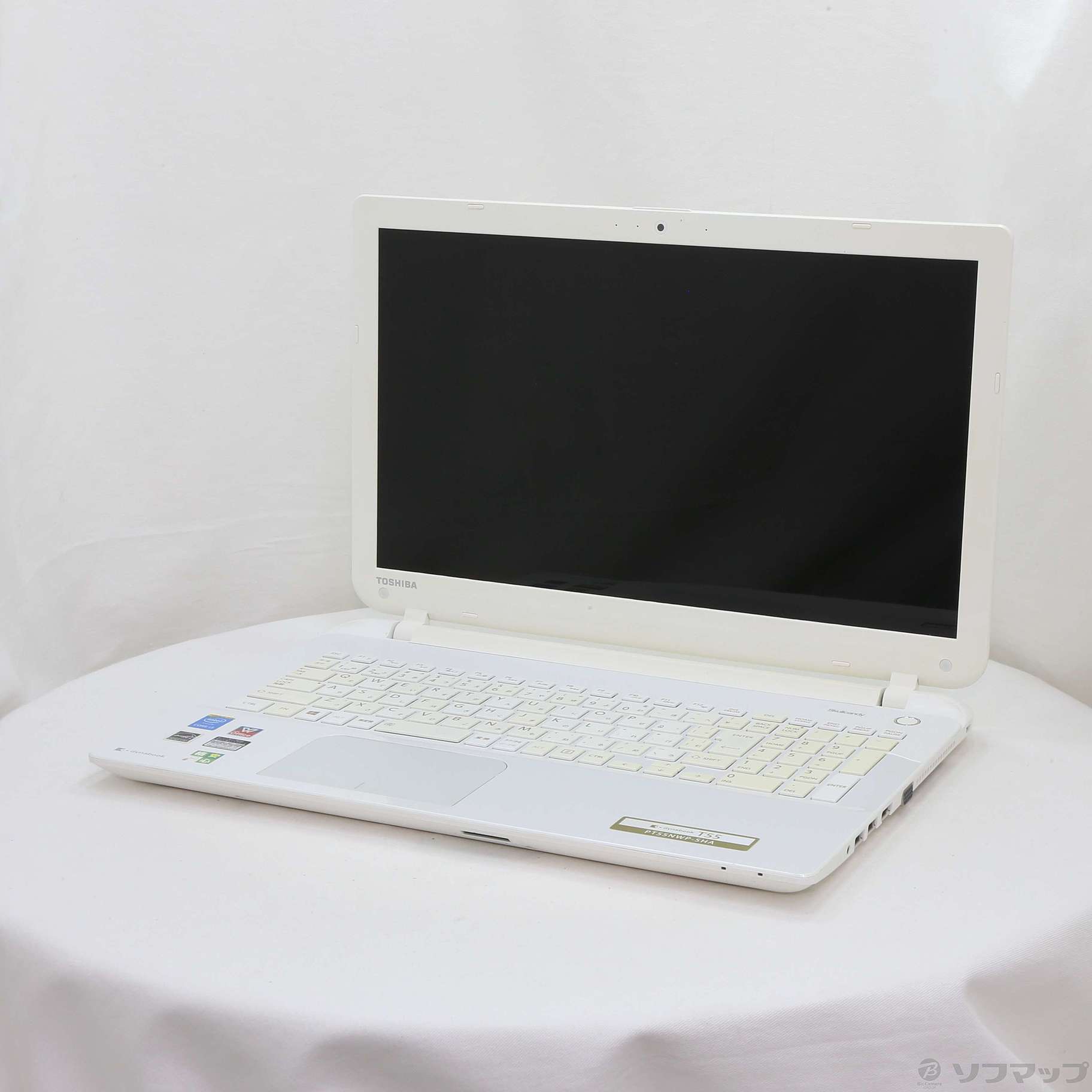 中古】格安安心パソコン dynabook T55／NW PT55NWP-SHA リュクス