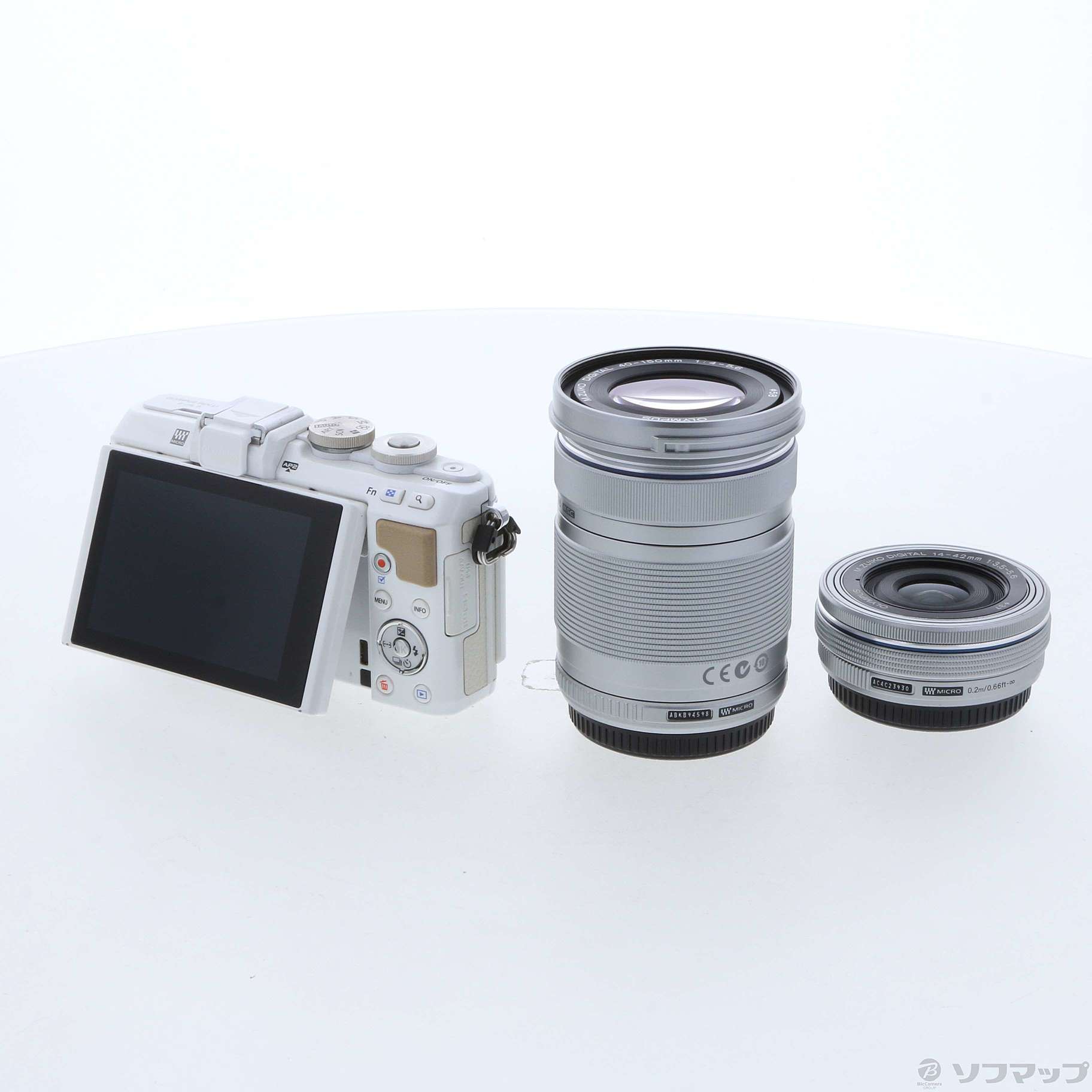 OLYMPUS E−PL7 E-PL7 EZ ダブルズームキット WHITE