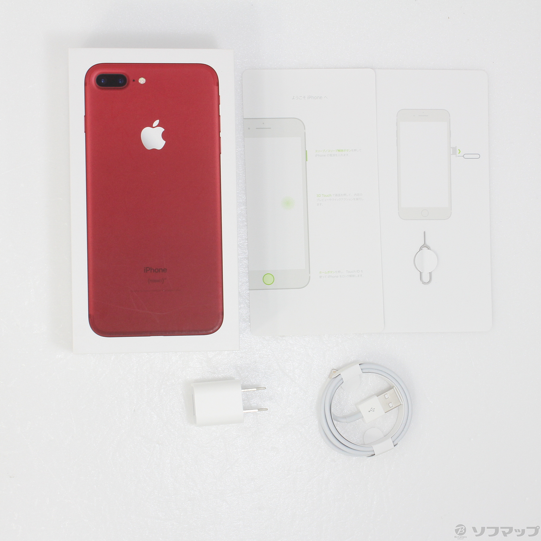 中古】iPhone7 Plus 256GB プロダクトレッド MPRE2J／A SIMフリー ◇02 ...