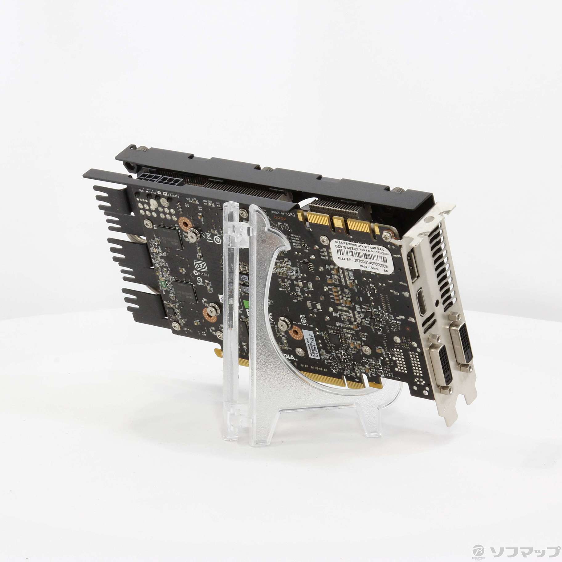 中古】ELSA GeForce GTX 970 S.A.C 4GB GD970-4GERX [PCIExp 4GB