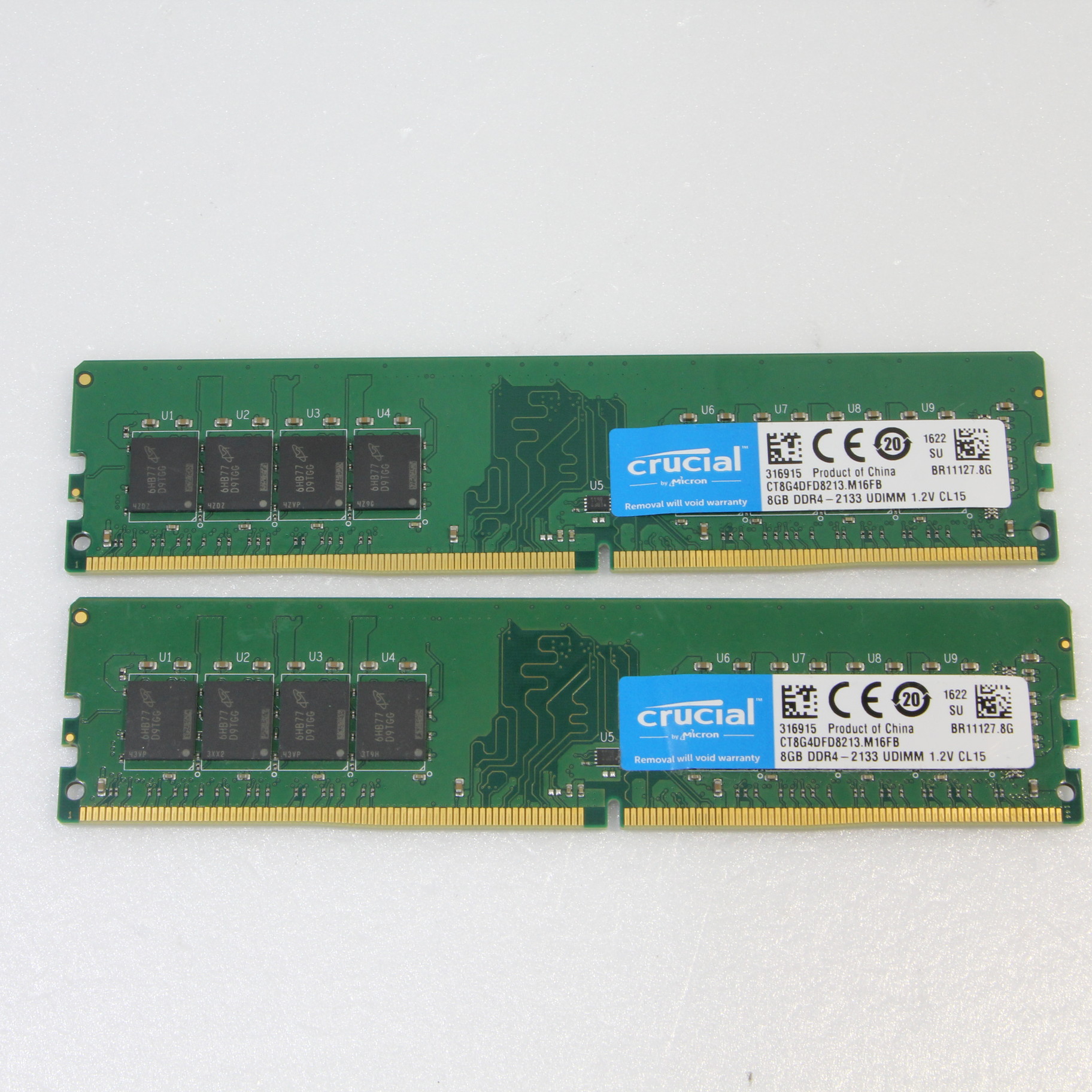 中古】CT2K8G4DFD8213 DDR4 PC4-17000 16GB 8GB×2枚組 [2133036121352 ...