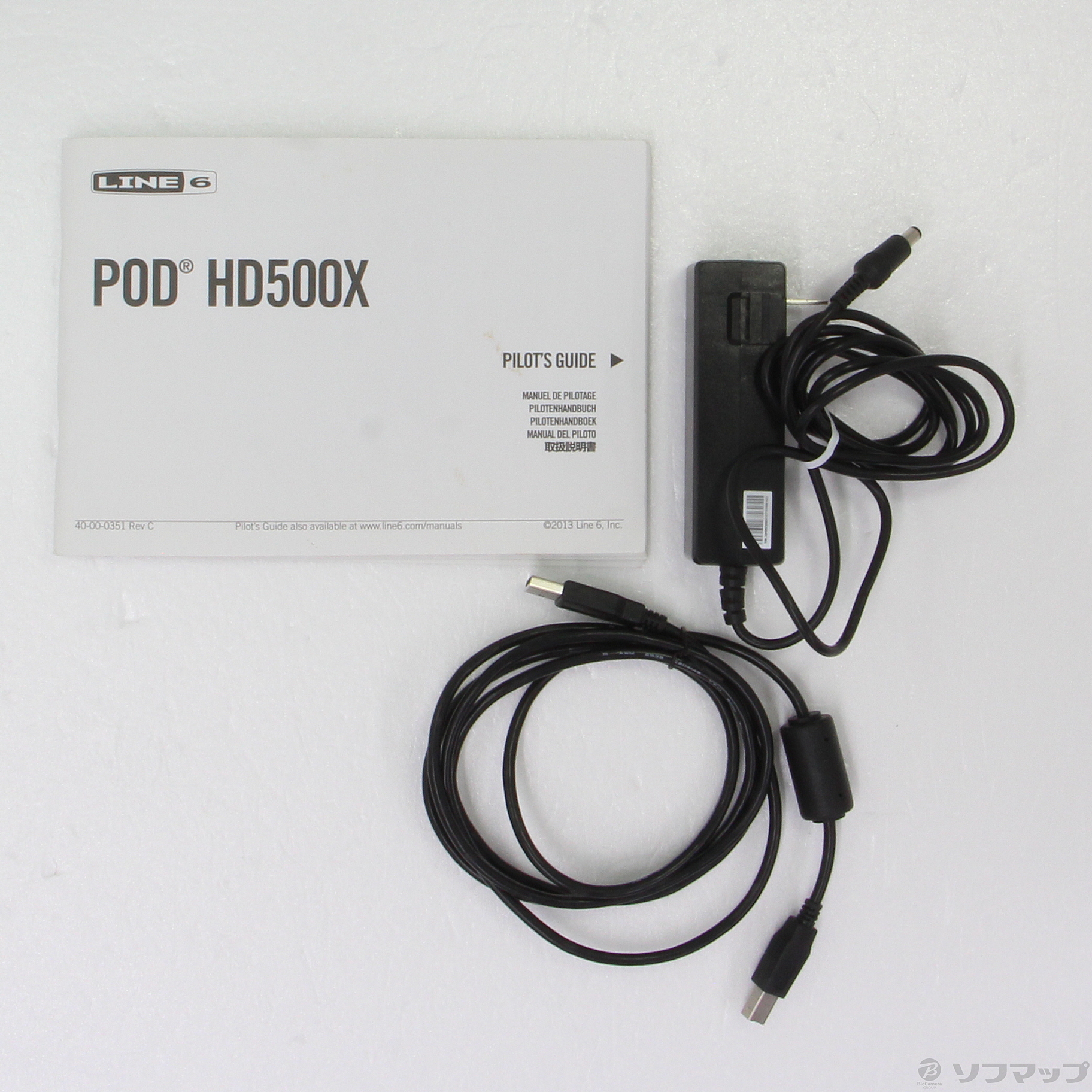 品質満点！ 【中古】【美品】LINE6 POD HD500 アダプタ、ケーブル