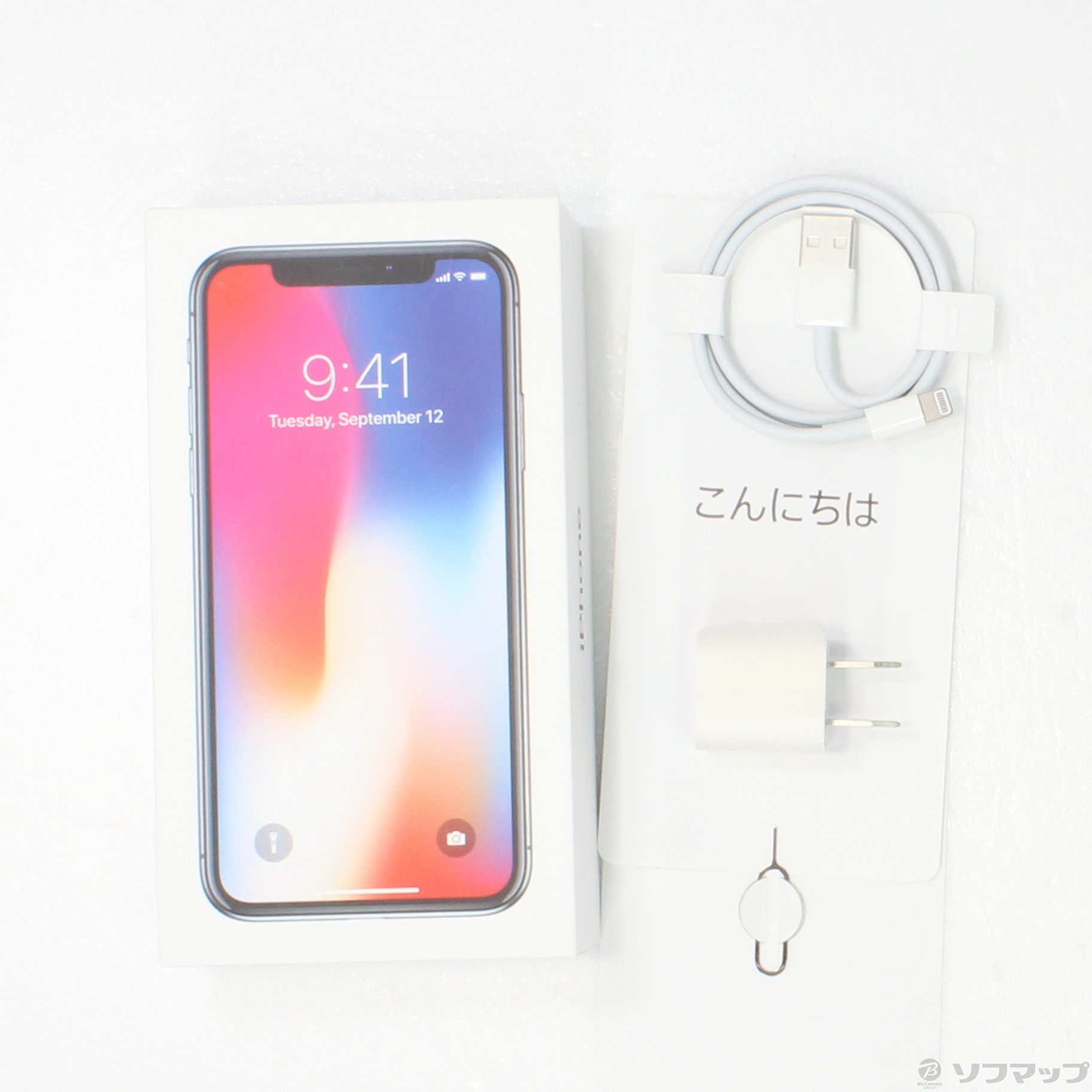 iPhoneX 256GB スペースグレイ MQC12J／A SIMフリー ◇12/31(金)値下げ！