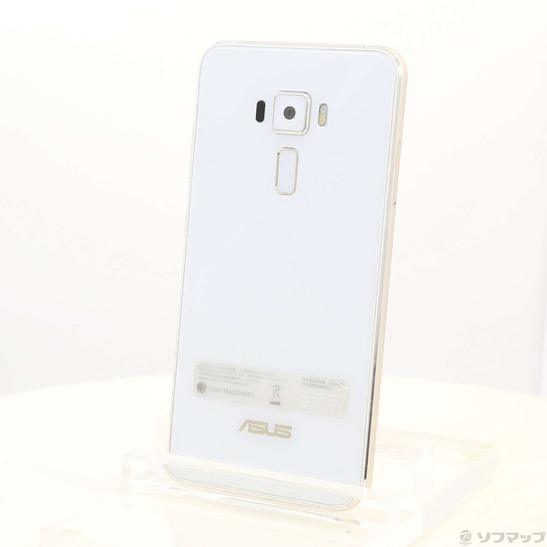【中古】ZenFone 3 64GB パールホワイト ZE552KL-WH64S4 SIMフリー [2133036182438] - リコレ