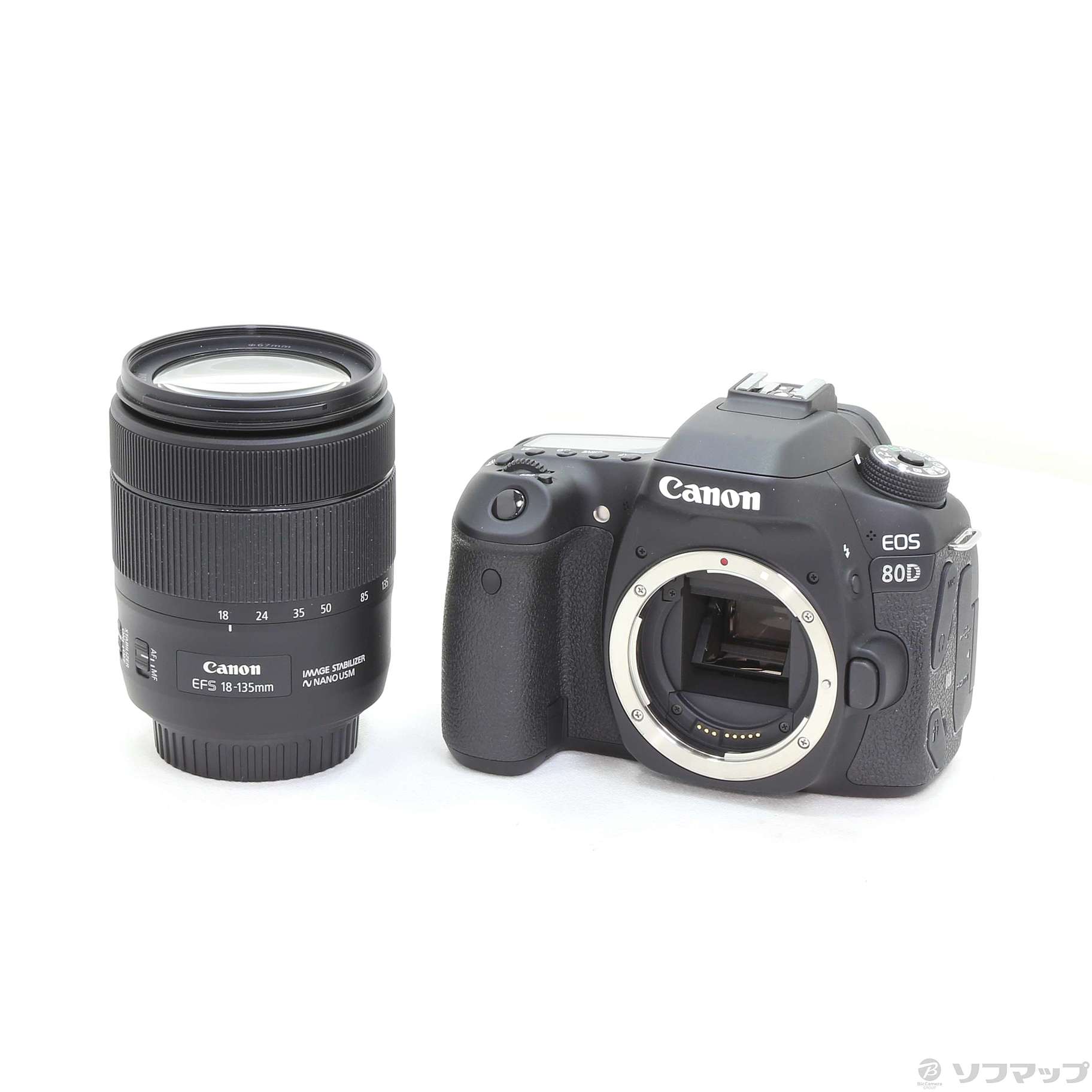 中古】EOS 80D EF-S18-135 IS USM レンズキット [2133036182926