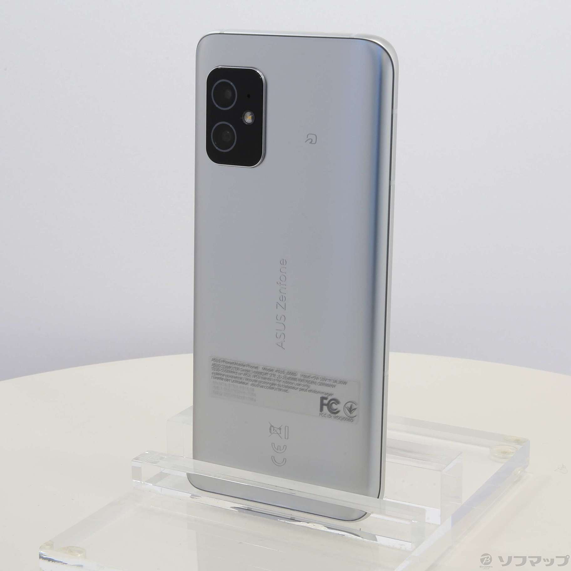 中古 Zenfone 8 256gb ホライゾンシルバー Zs590ks Sl256s16 Simフリー リコレ ソフマップの中古通販サイト