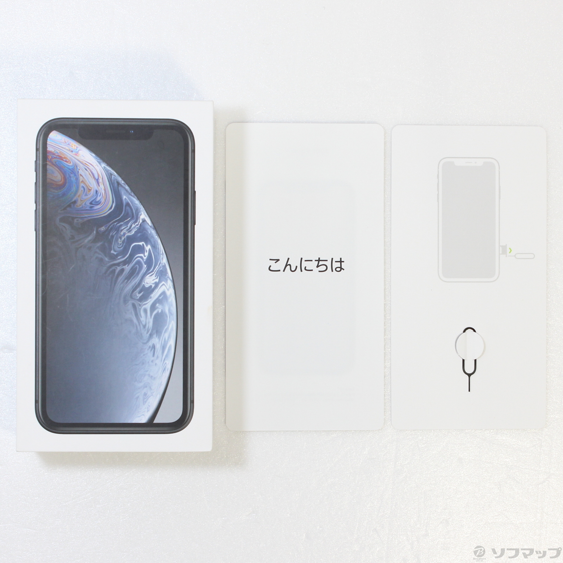 中古】iPhoneXR 256GB ブラック MT0V2J／A SIMフリー [2133036199092