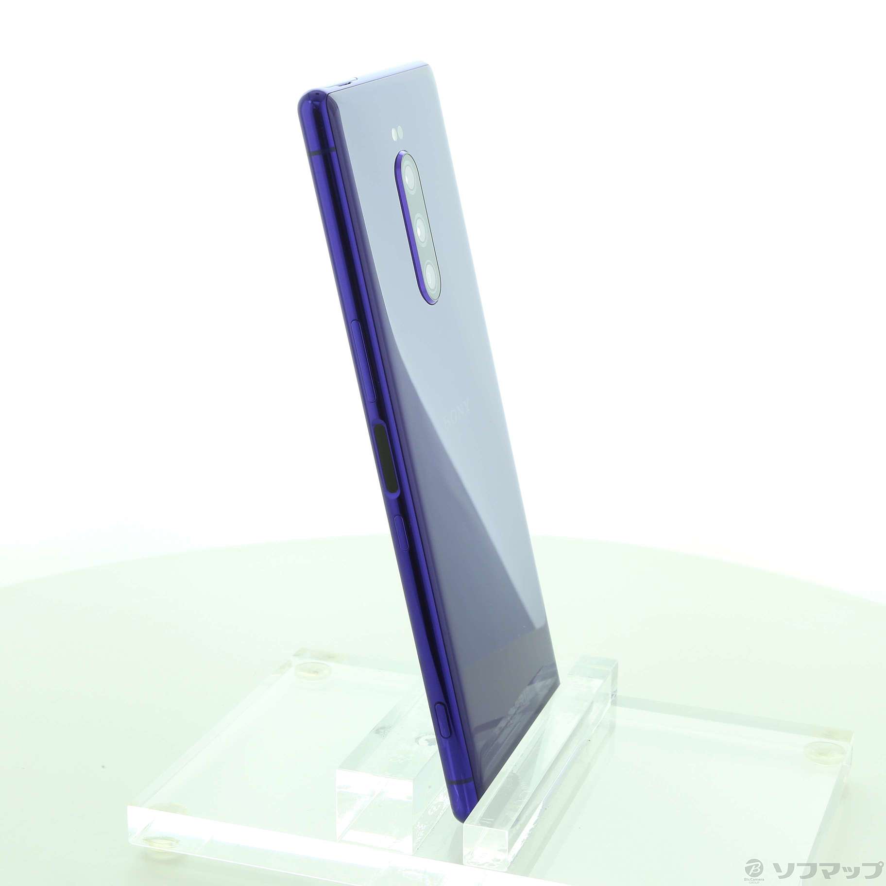 中古】Xperia 1 64GB パープル SOV40 auロック解除SIMフリー