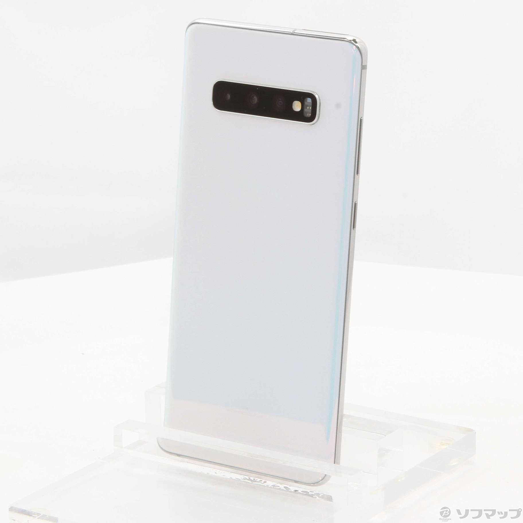 中古】GALAXY S10+ 128GB プリズムホワイト SCV42 auロック解除