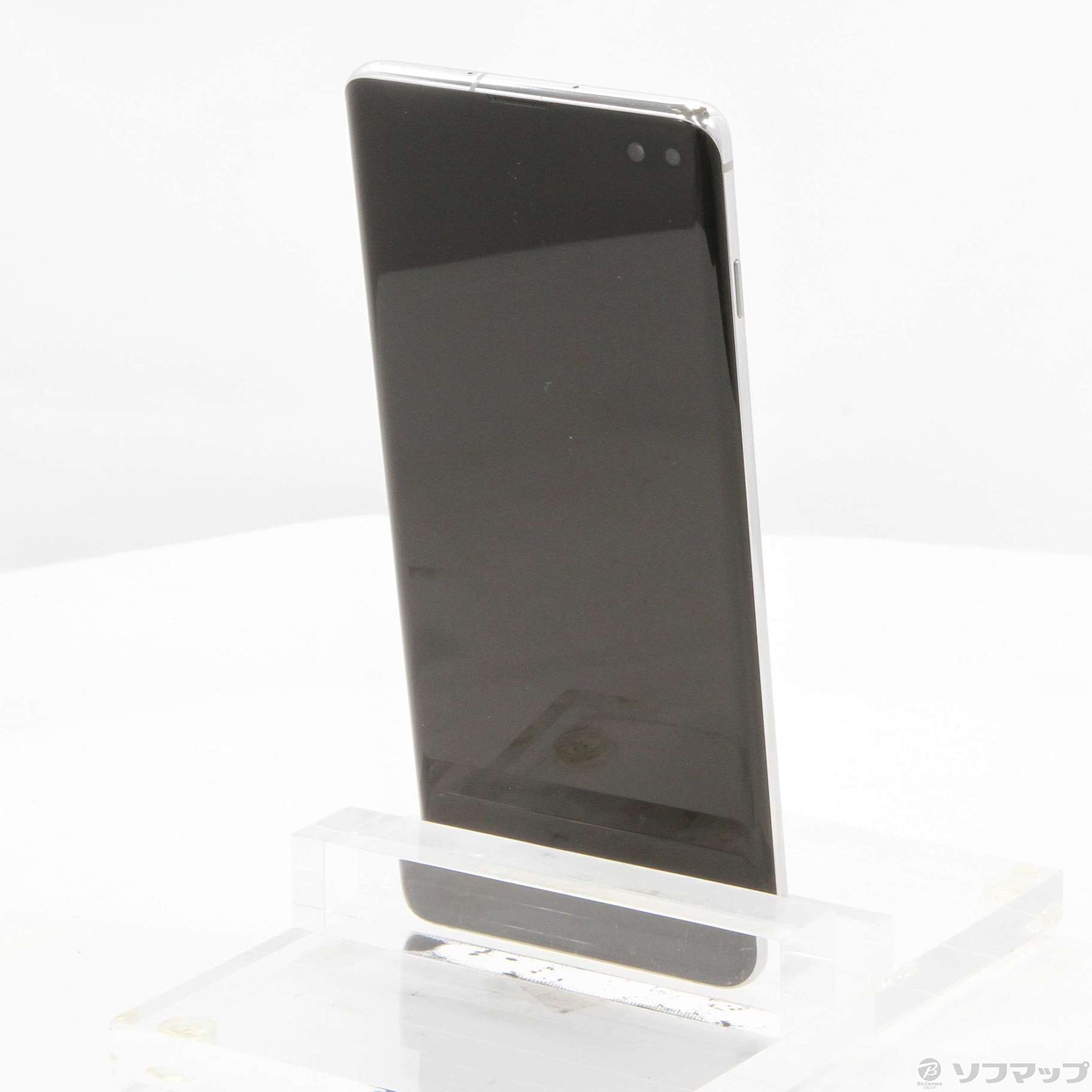SAMSUNG - au Galaxy S10+ SCV42WA ホワイト SIMロック解除済 ムスビー｜Galaxy S10 Plus プリズムホワイト [SIMロック解除済