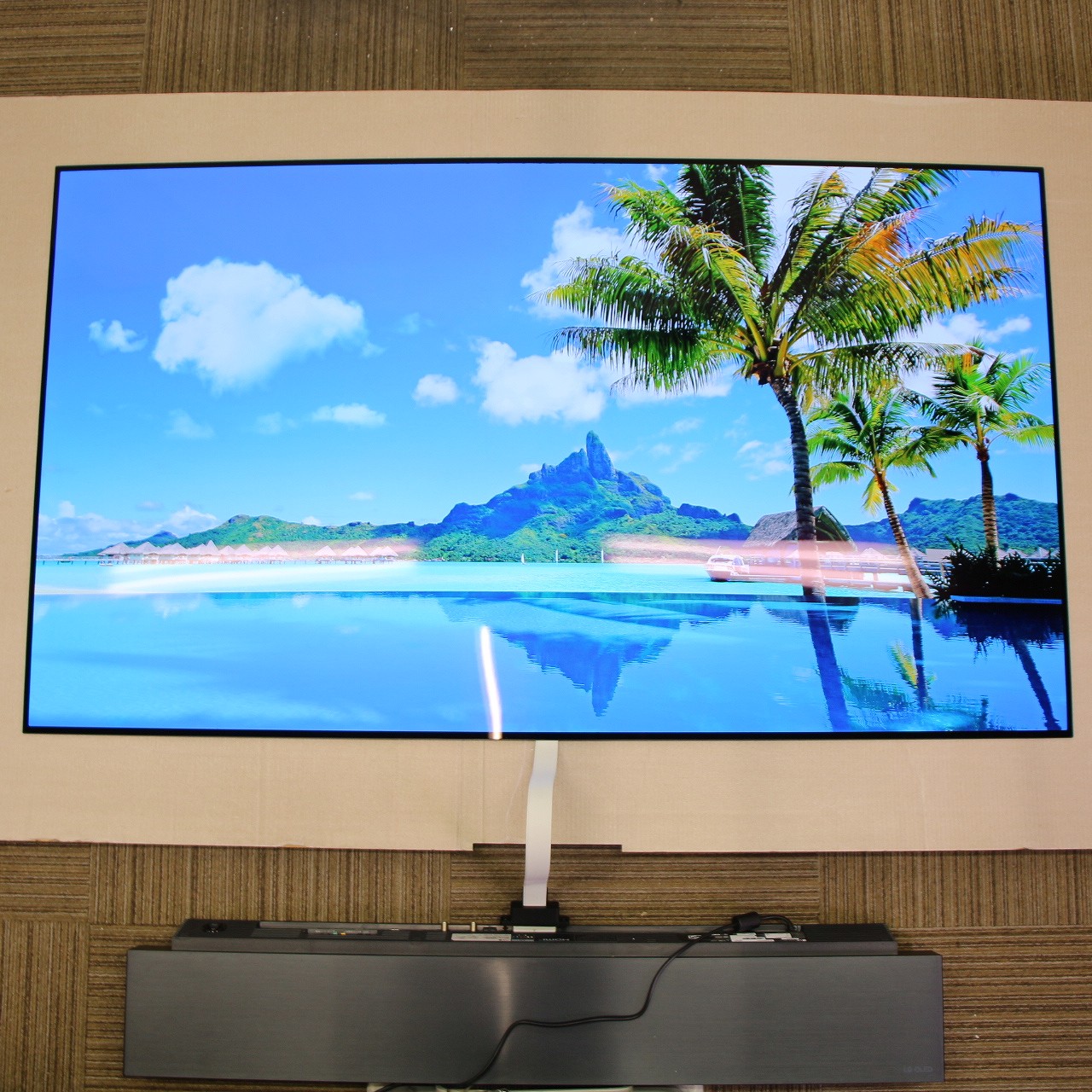 LG 65インチ壁掛け有機ELテレビ OLED65WXPJA ジャンク - テレビ