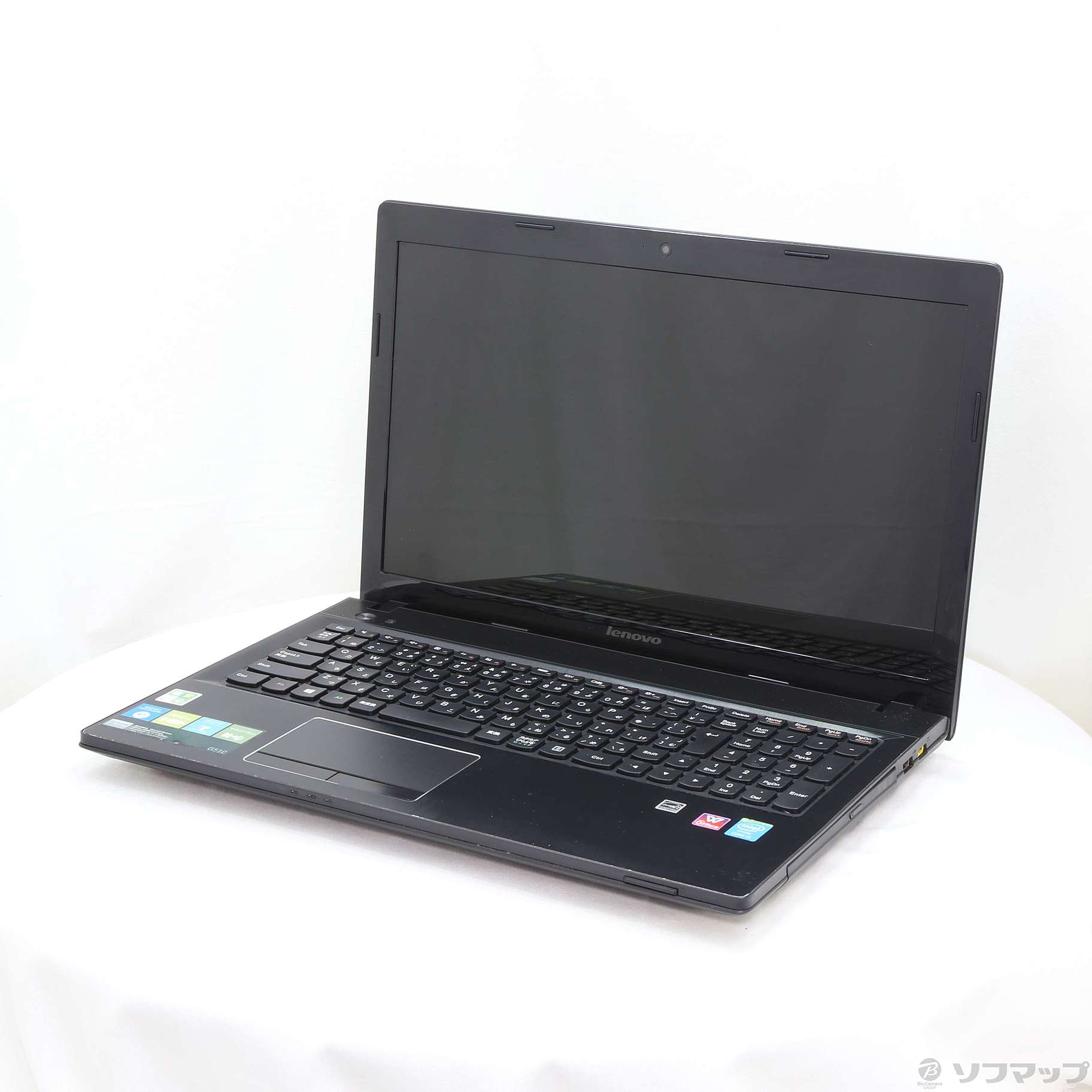 中古】格安安心パソコン Lenovo G510 59409291 ブラック ※バッテリー ...