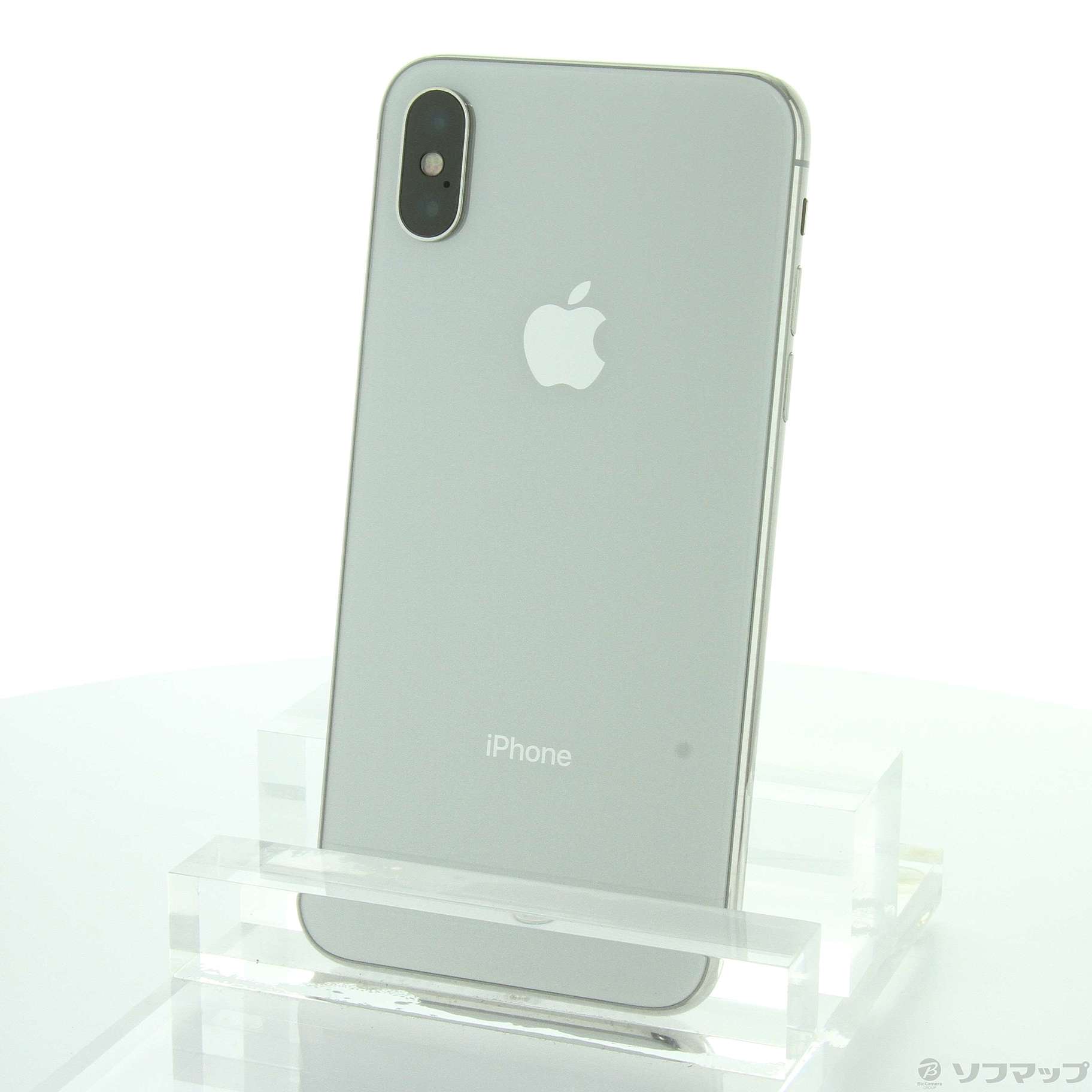 中古】iPhoneX 256GB シルバー MQC22J／A SIMフリー [2133036269801