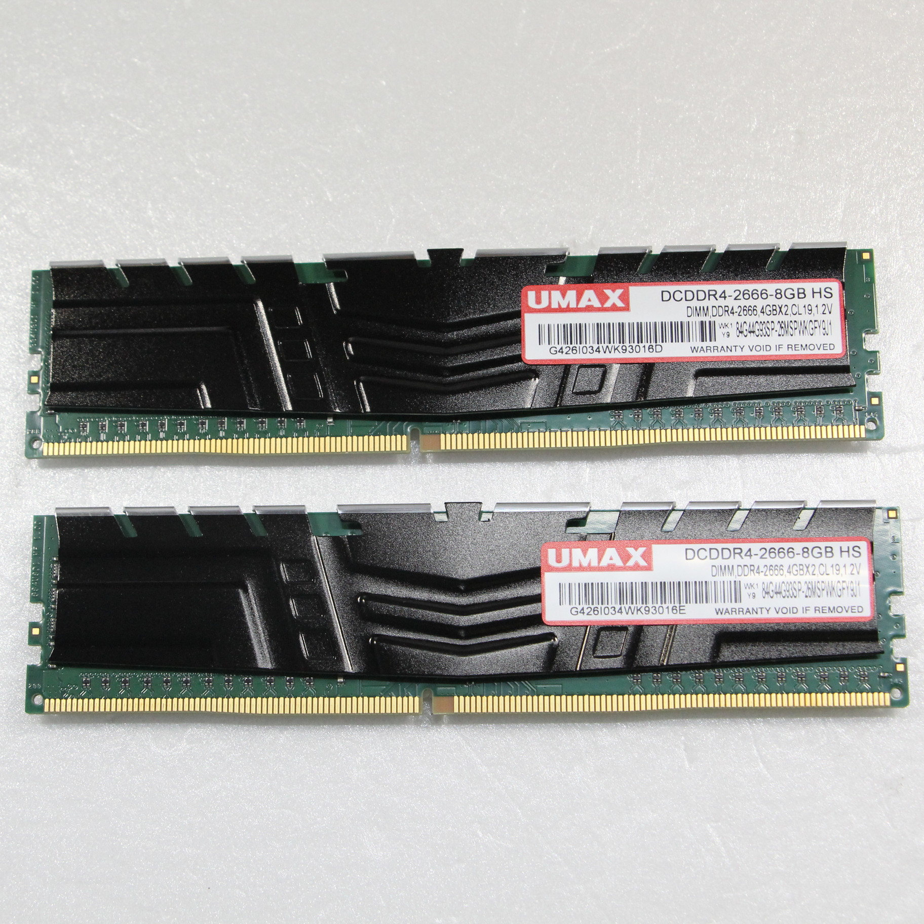 UMAX デスクトップ用メモリ(8GB) DCDDR4-2666-8GB HS(中古品) | www