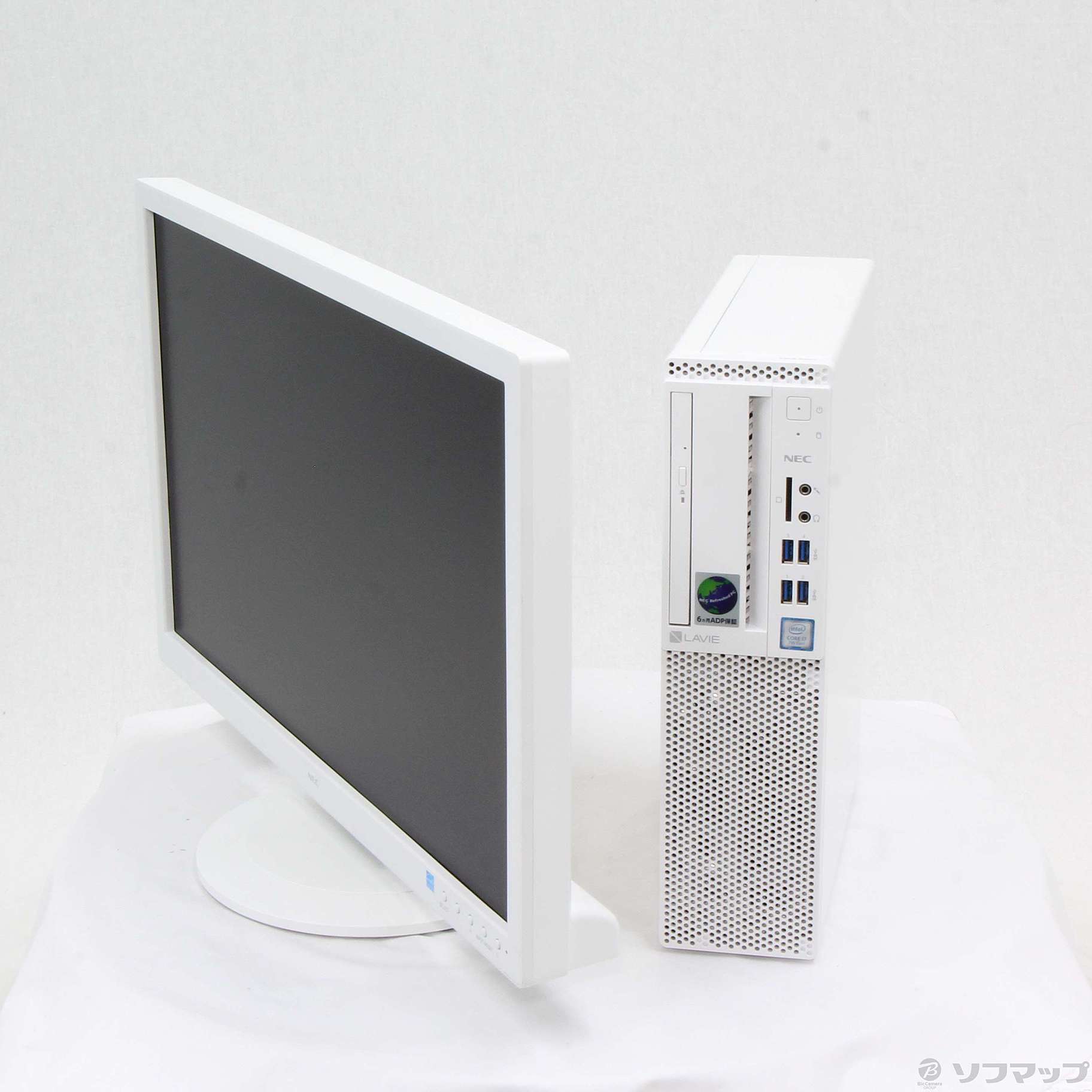 セール，お買い得 【NEC】Lavie PC-GD368ZZAB i7-7700 3.60GHz 8GB HDD1TB+SSD256GB Blu-ray Geforce GT620 Windows10Home 中古デスクトップPC 大容量HDD